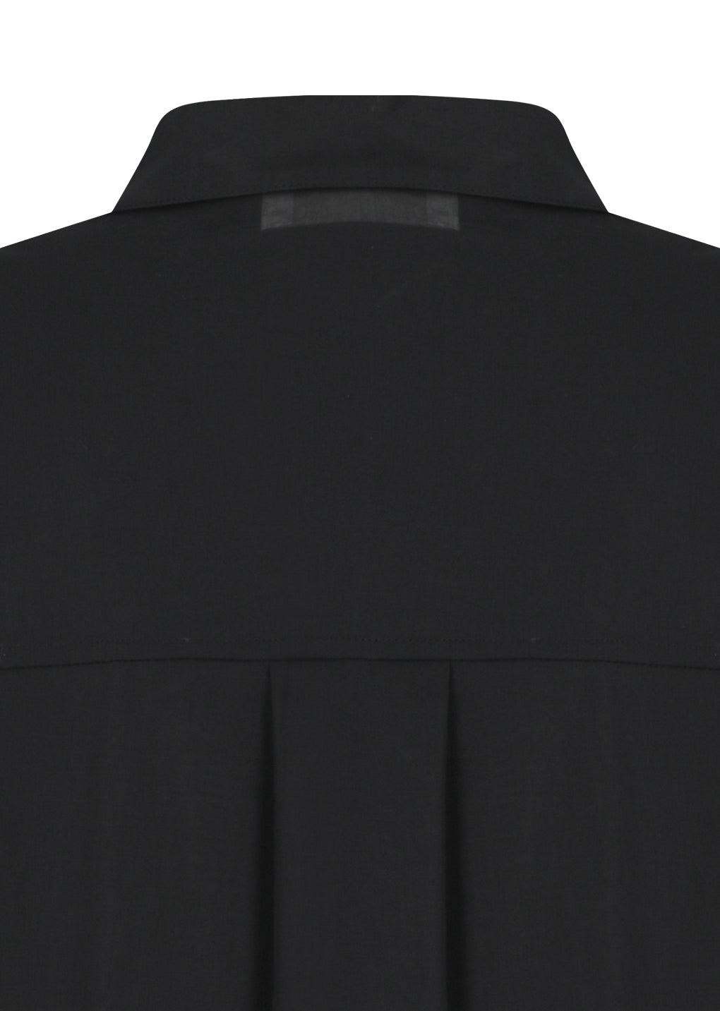 sheer cotton classic shirts, black