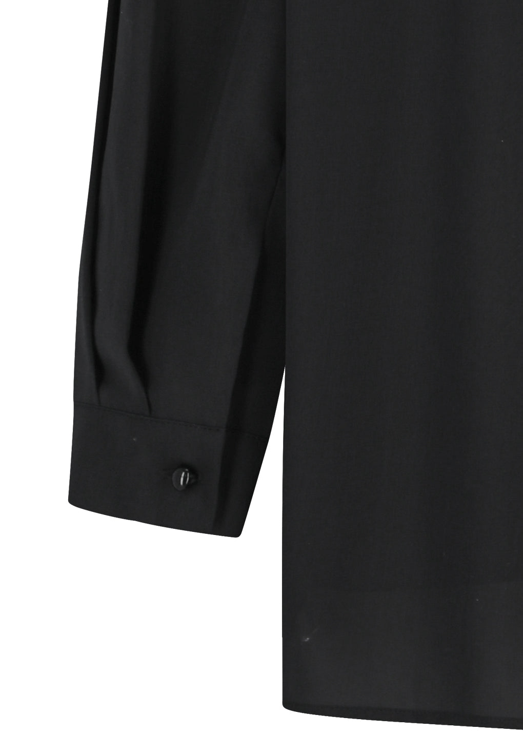 sheer cotton classic shirts, black