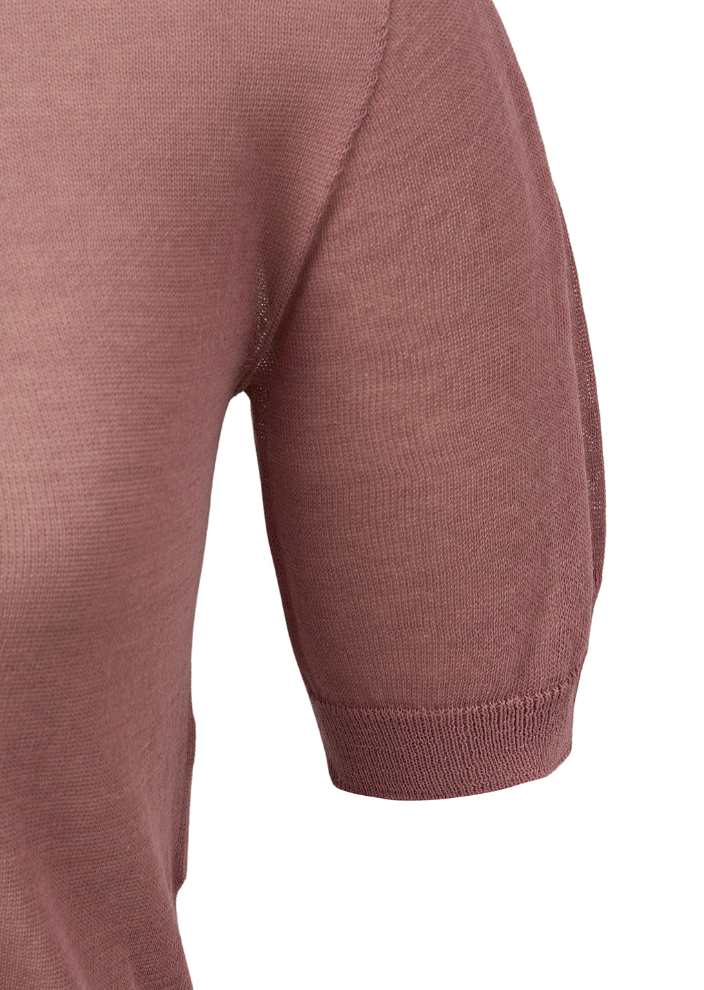sheer cropped knit, pink
