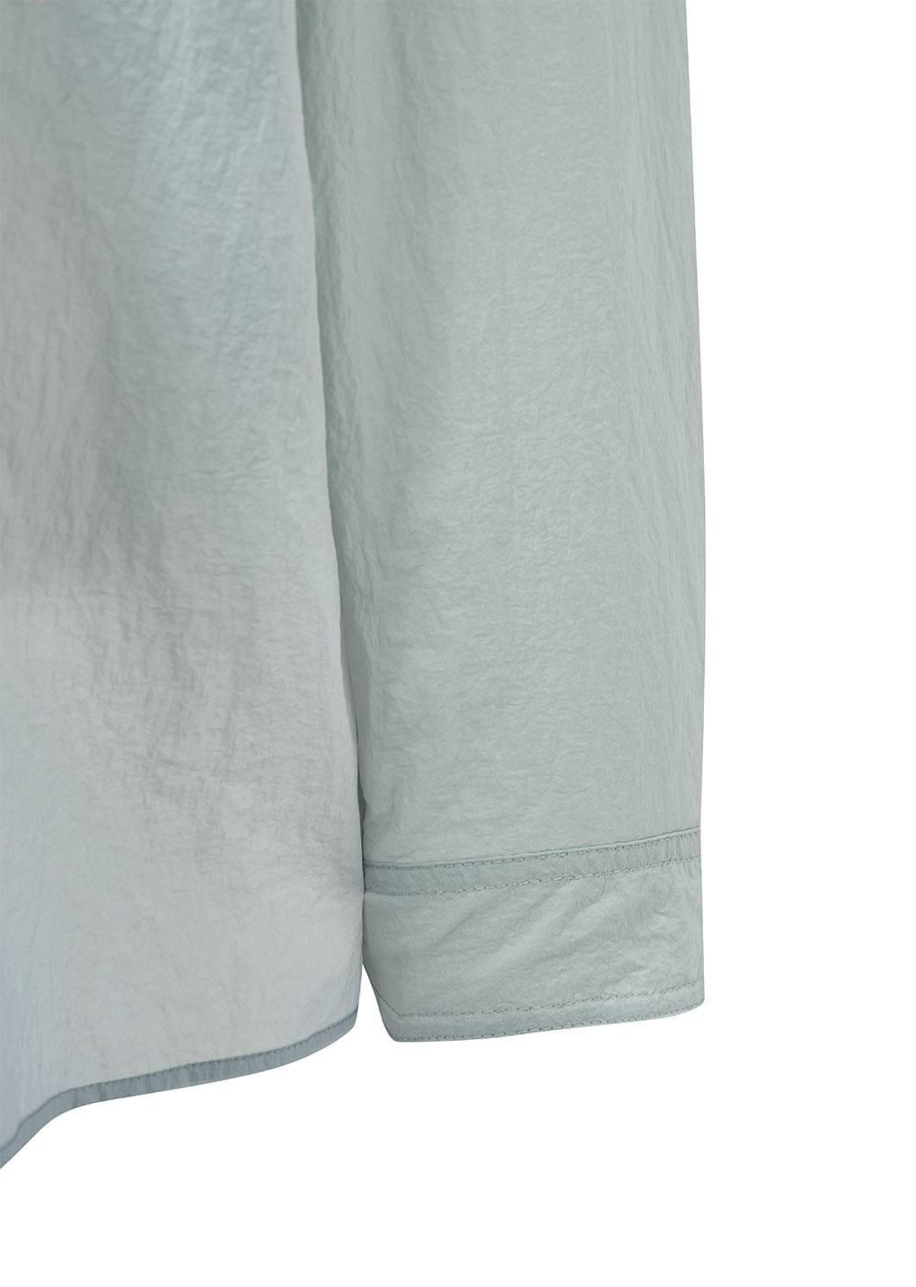 sheer nylon oversized shirts, blue