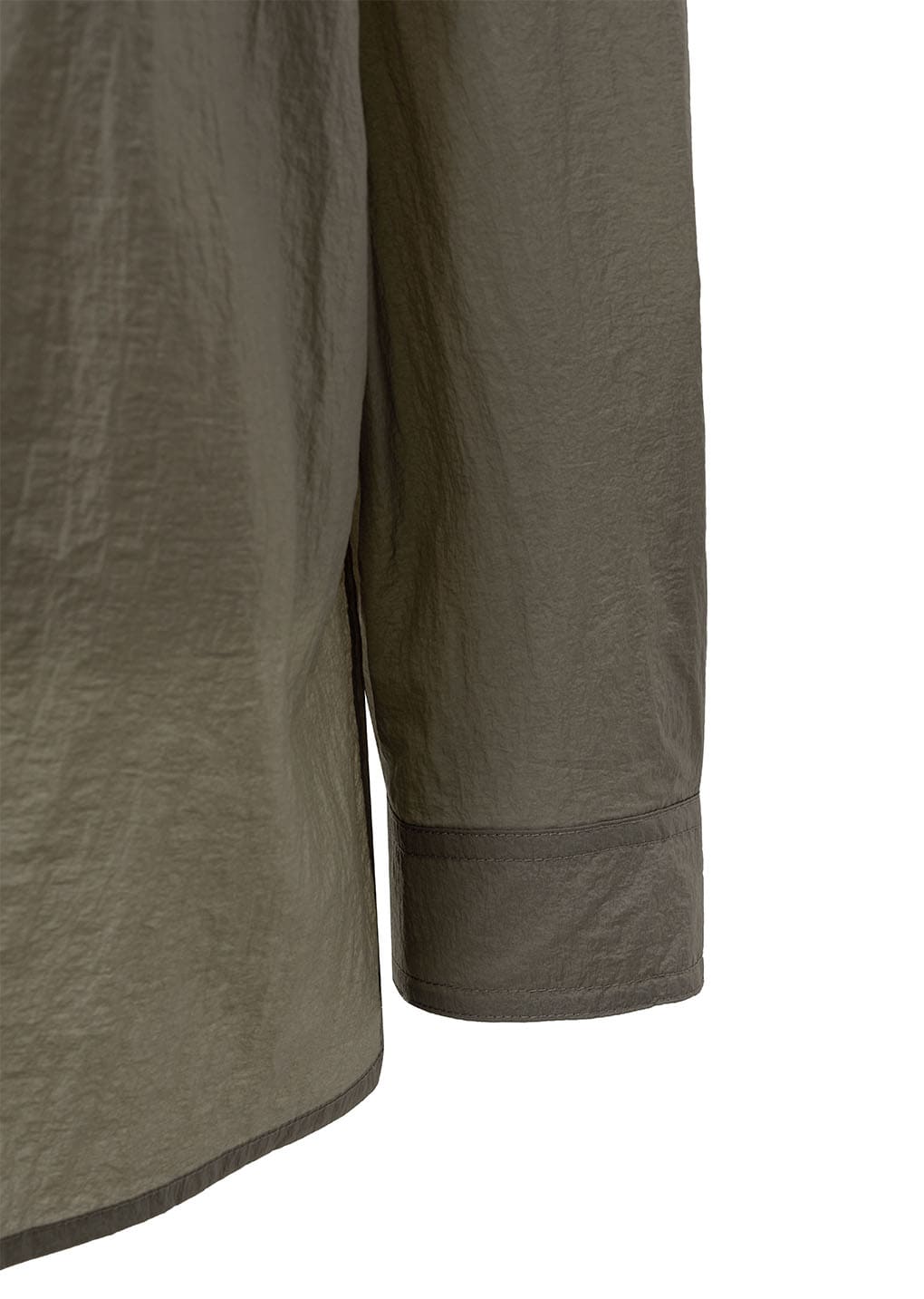 sheer nylon oversized shirts, brown