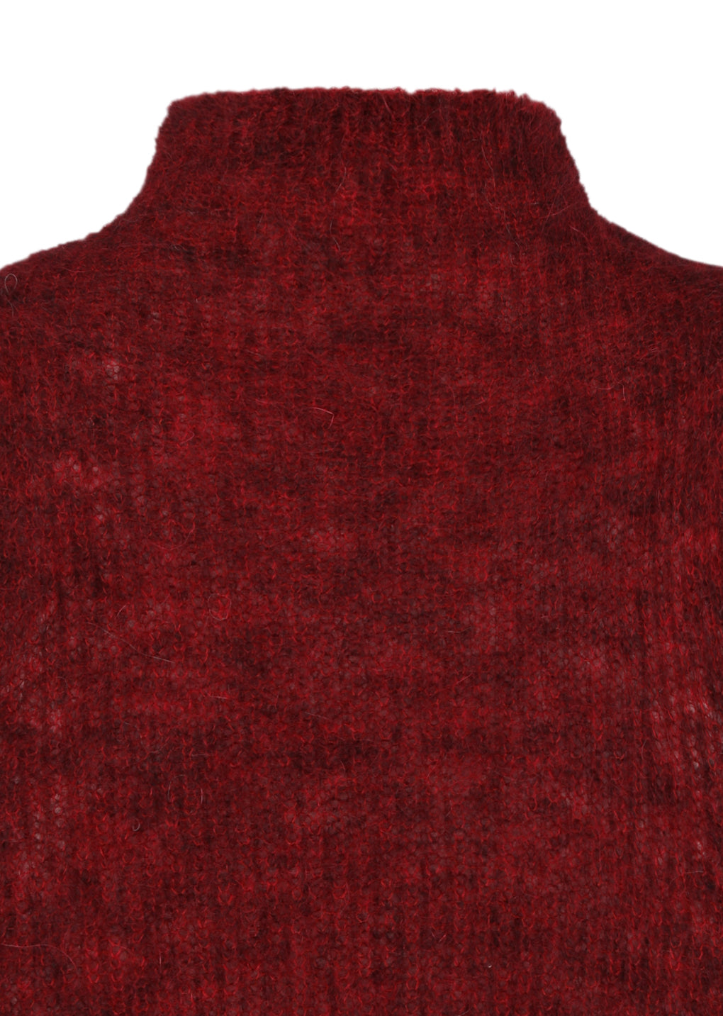 sheer sleeveless top, red