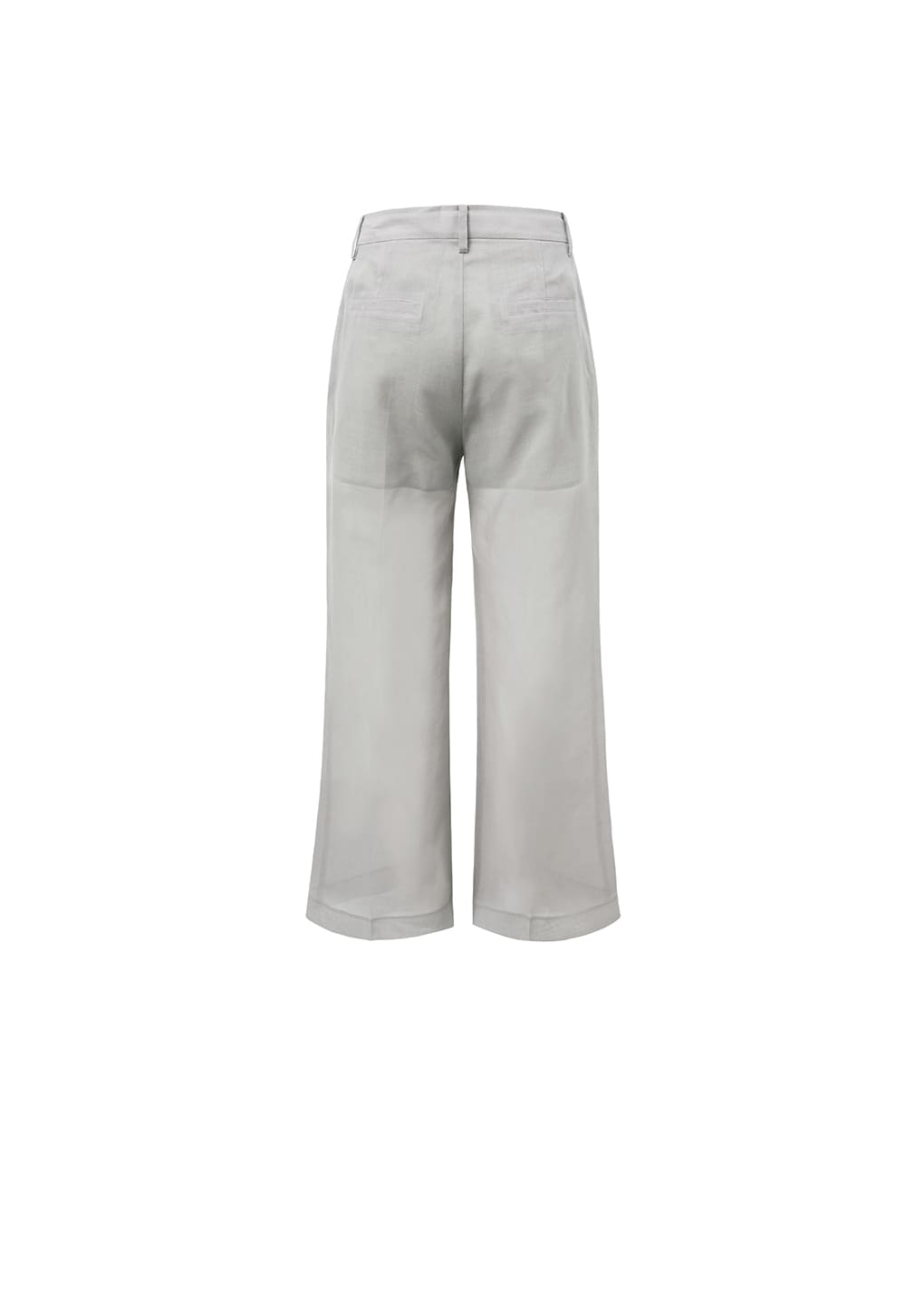 SHEER STRAIGHT FIT PANTS, GREY