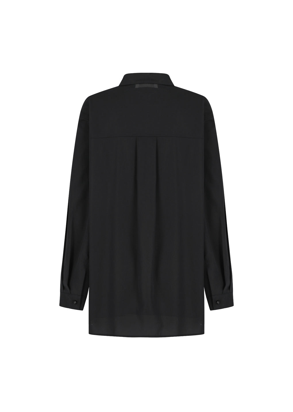sheer cotton classic shirts, black hover