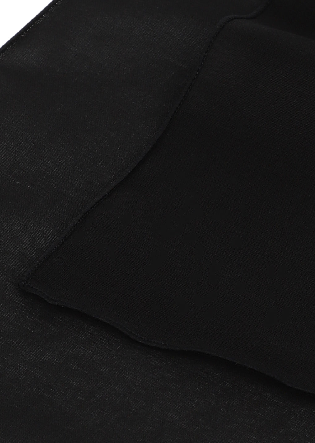 sheer cotton long scarf, black