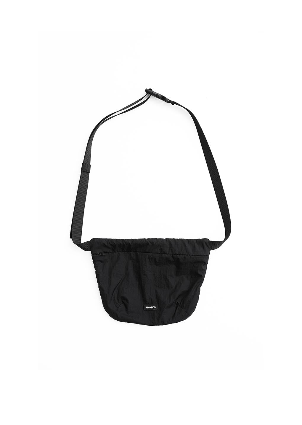 sheer nylon belt bag, black hover