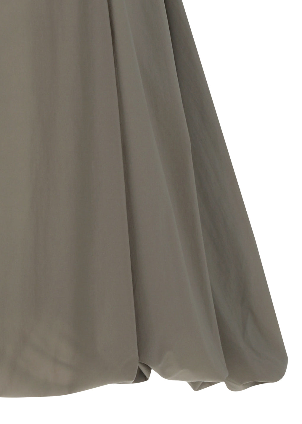 sheer padded volume dress, grey