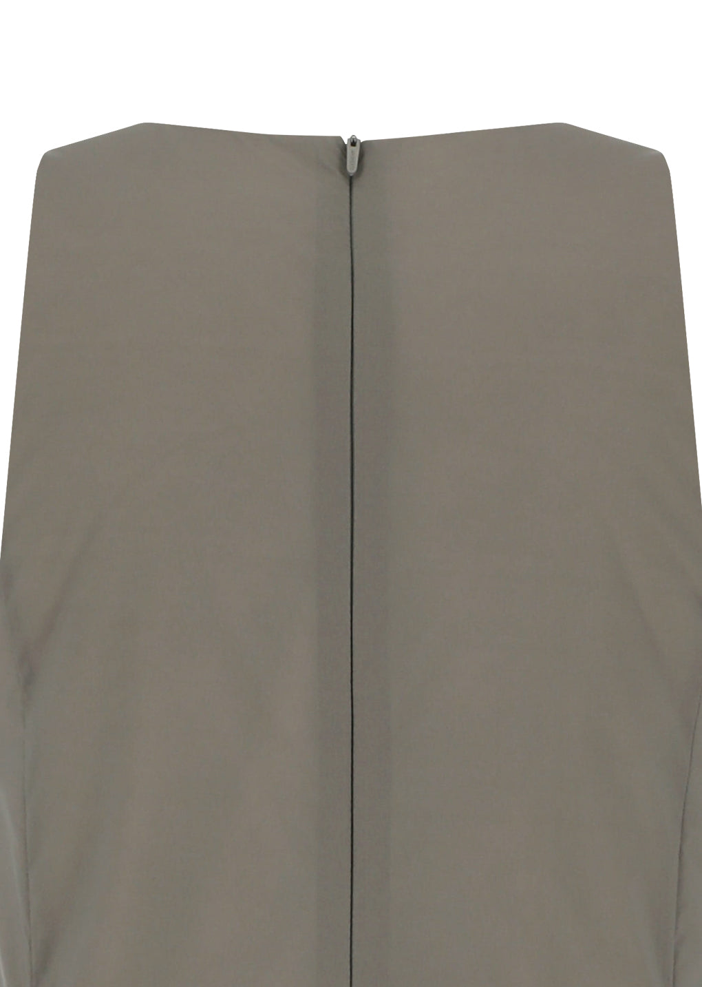 sheer padded volume dress, grey