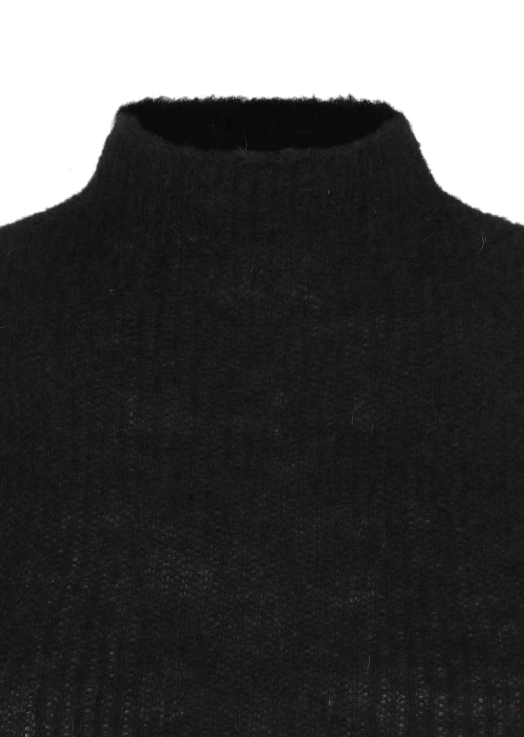 sheer sleeveless top, black