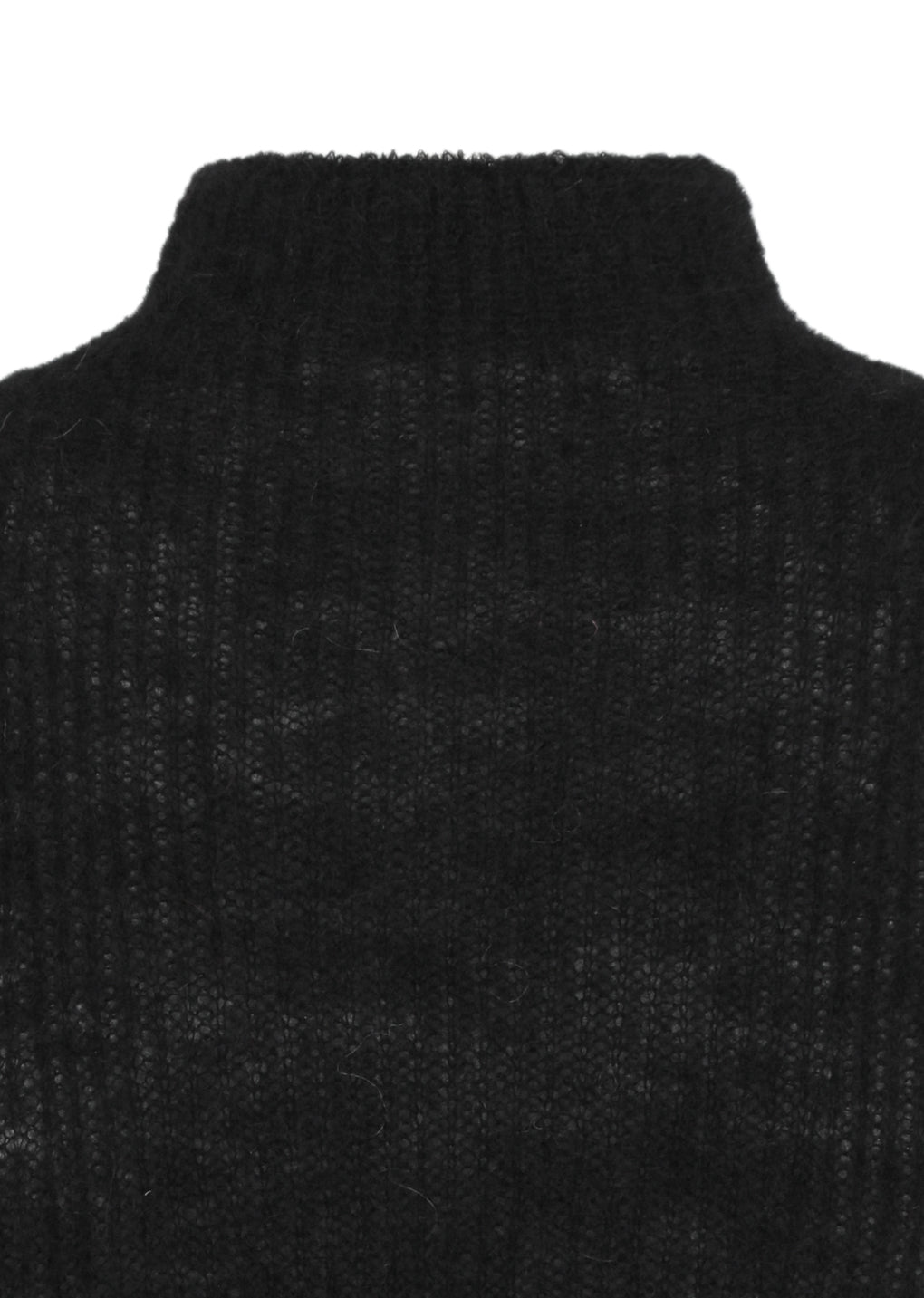 sheer sleeveless top, black