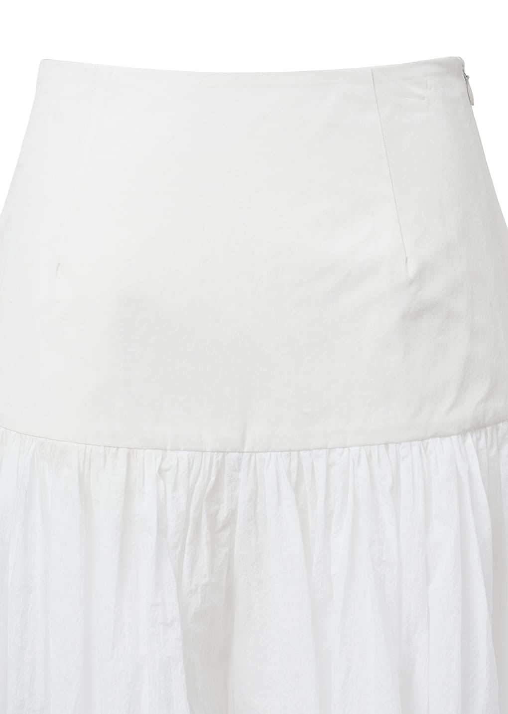 SHIRRING CULOTTE PANTS, WHITE