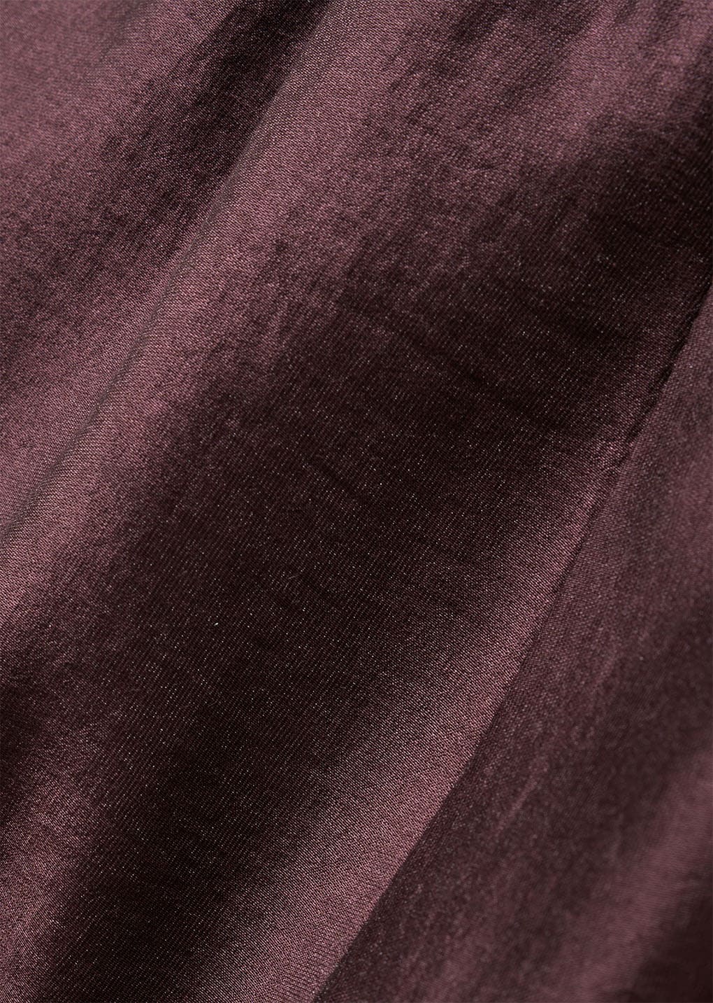 silky banding pants, burgundy