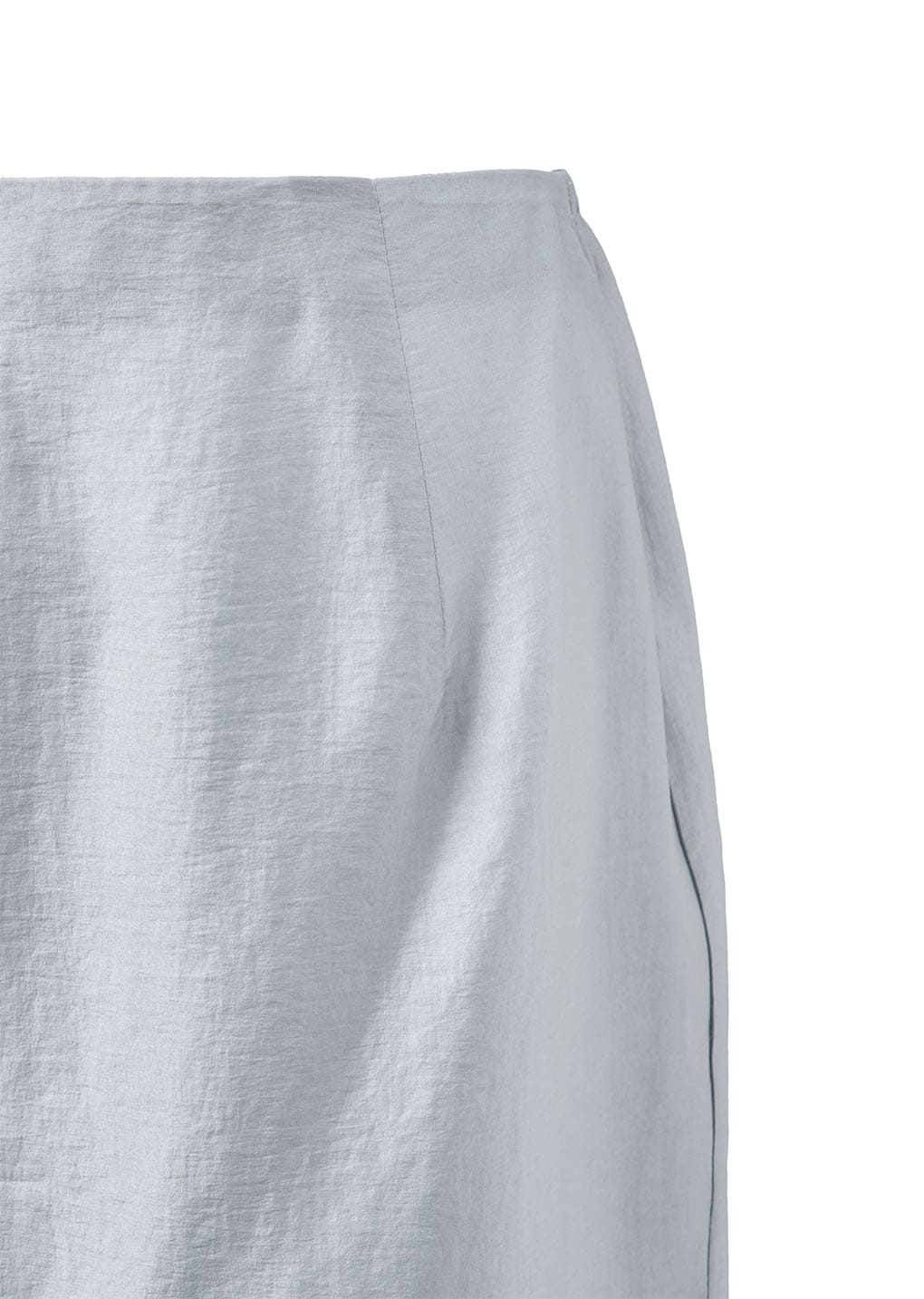 silky midi skirt, blue