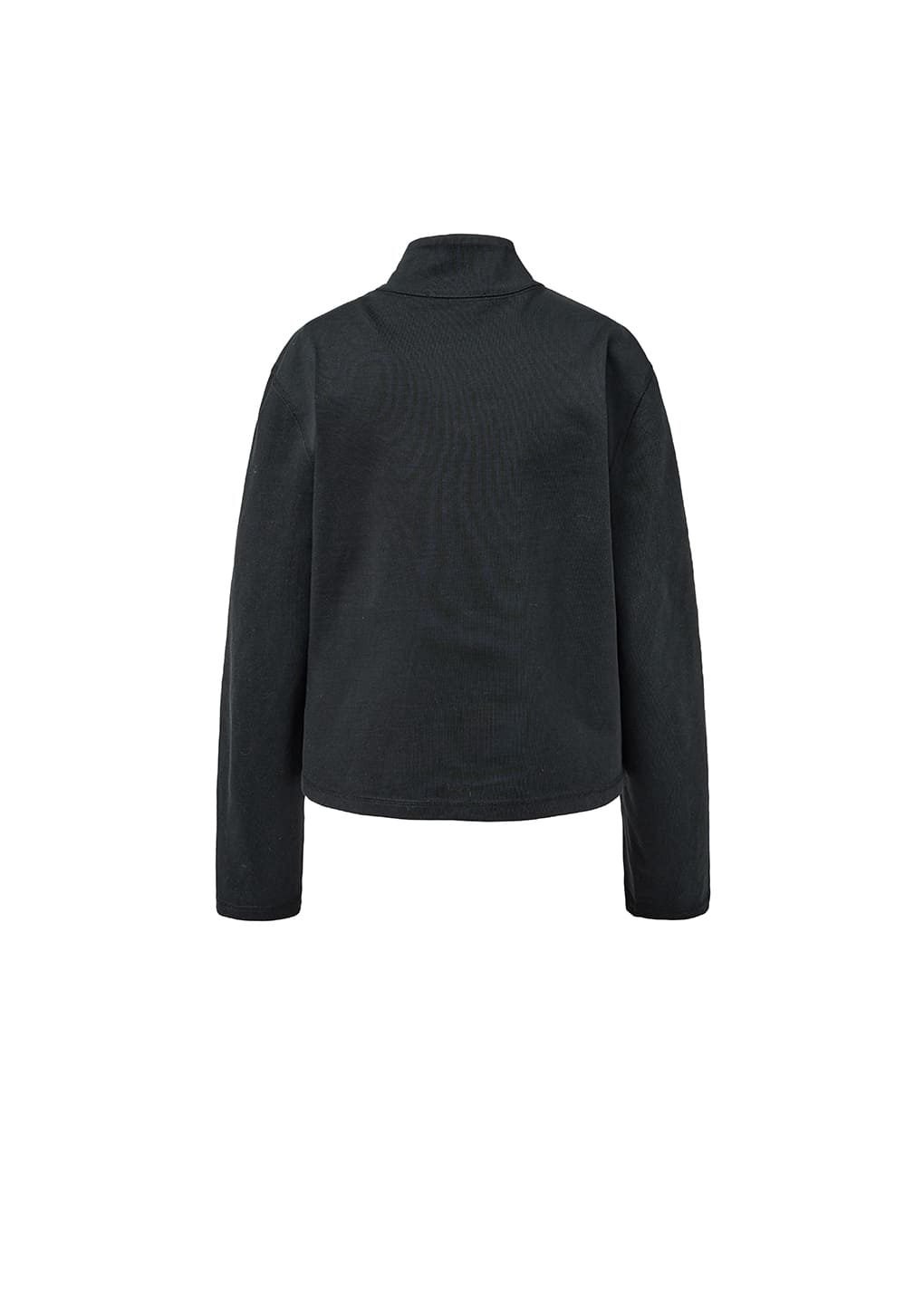 SLIM FIT POCKET JUMPER, BLACK