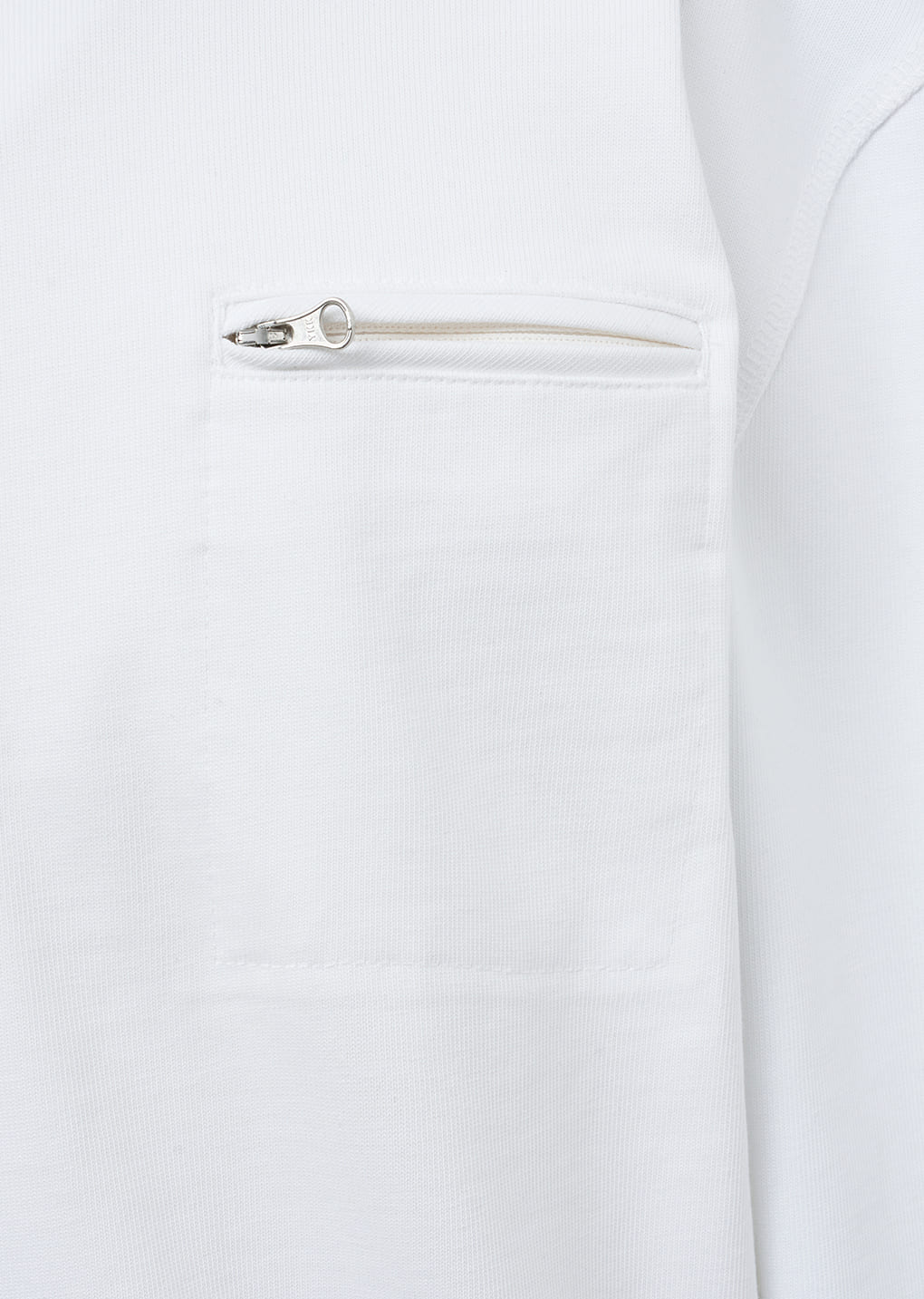 SLIM FIT POCKET JUMPER, WHITE