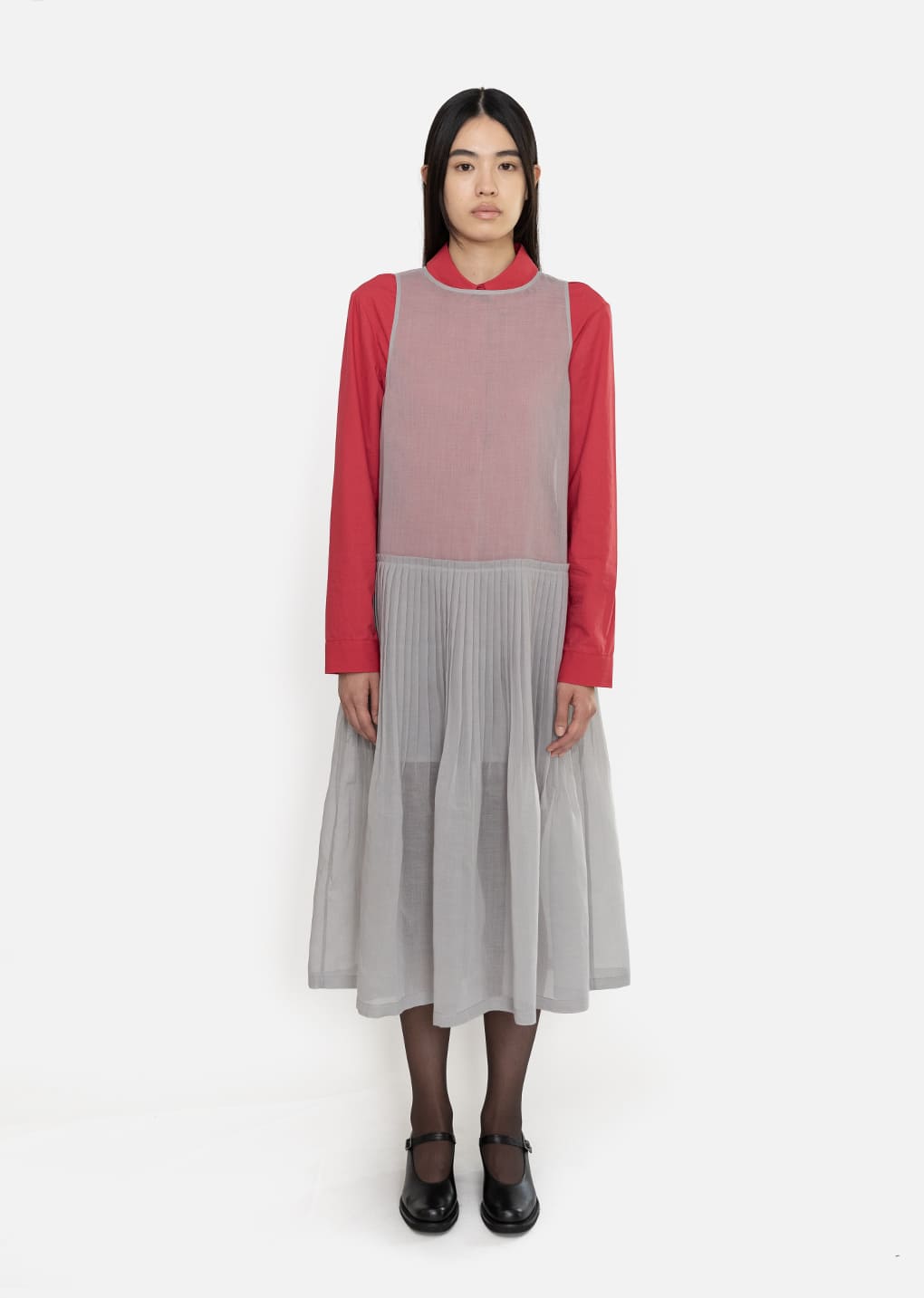slim shirt, red hover