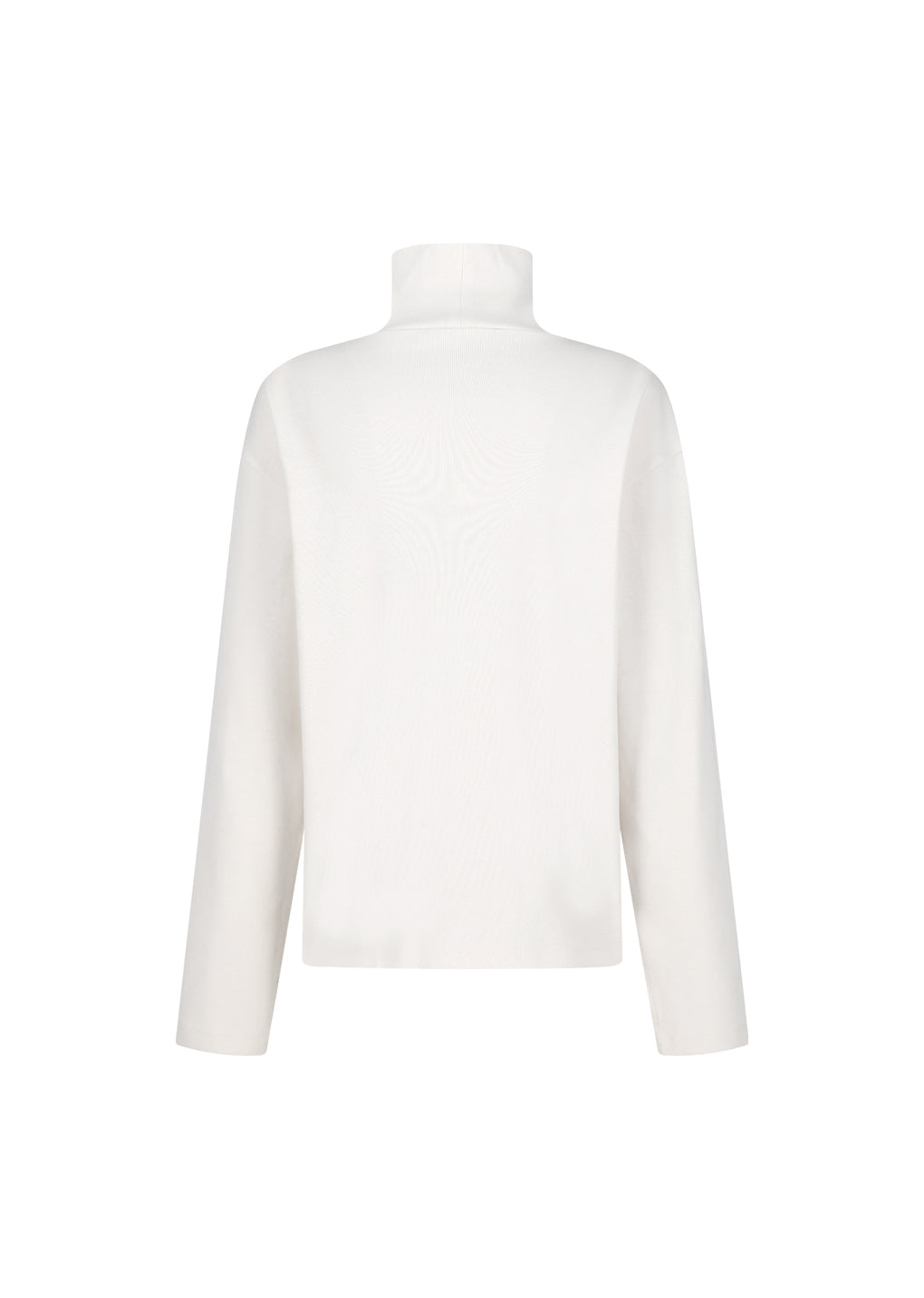 slim fit turtle neck t-shirts, ivory hover