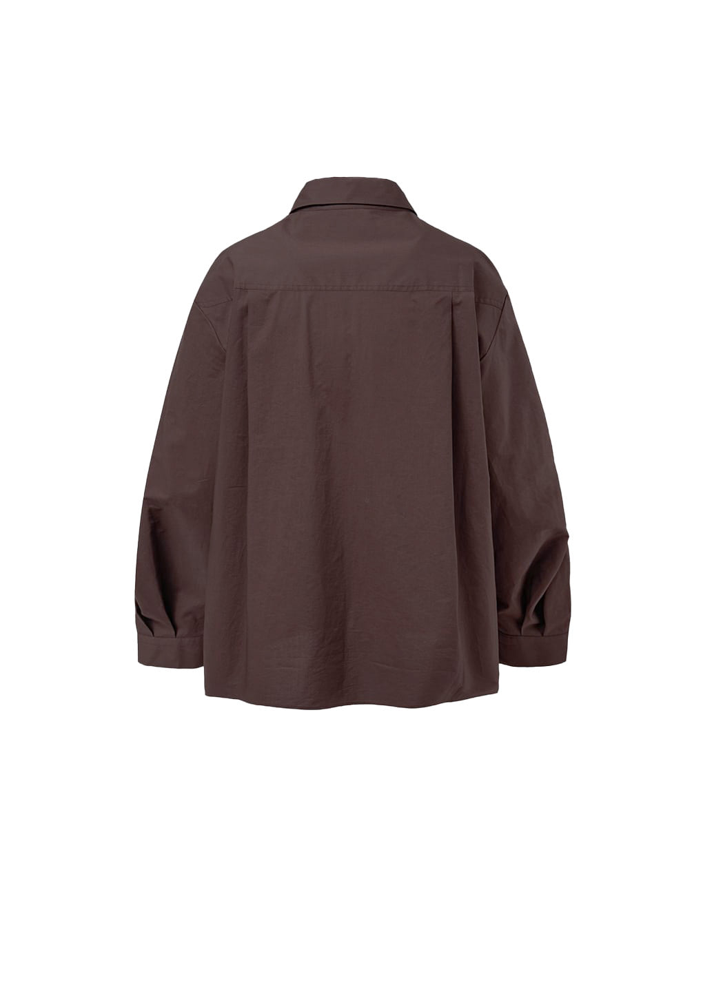 SQUARE POCKET OVERSIZED SHIRTS, BURGUNDY