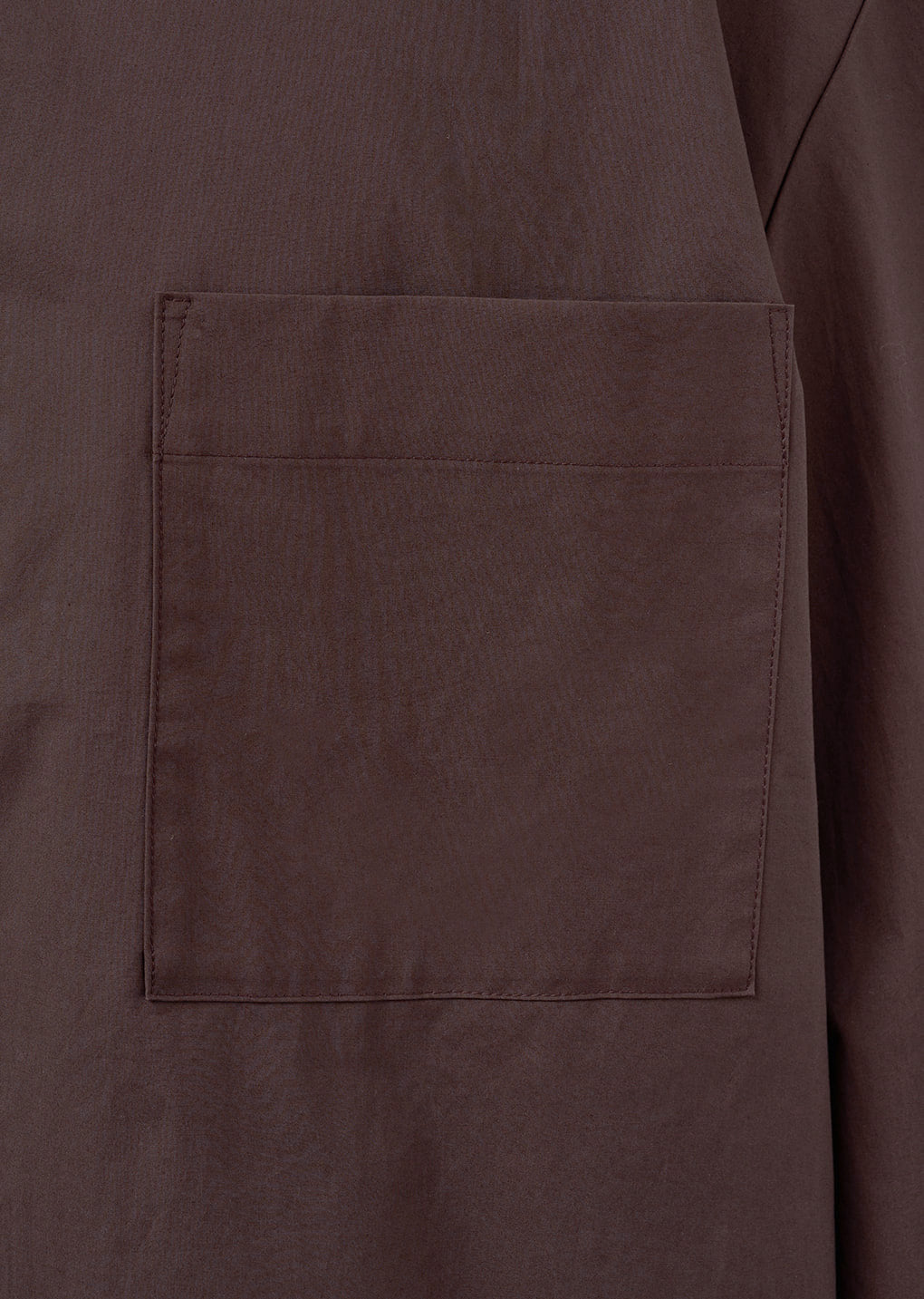 SQUARE POCKET OVERSIZED SHIRTS, BURGUNDY