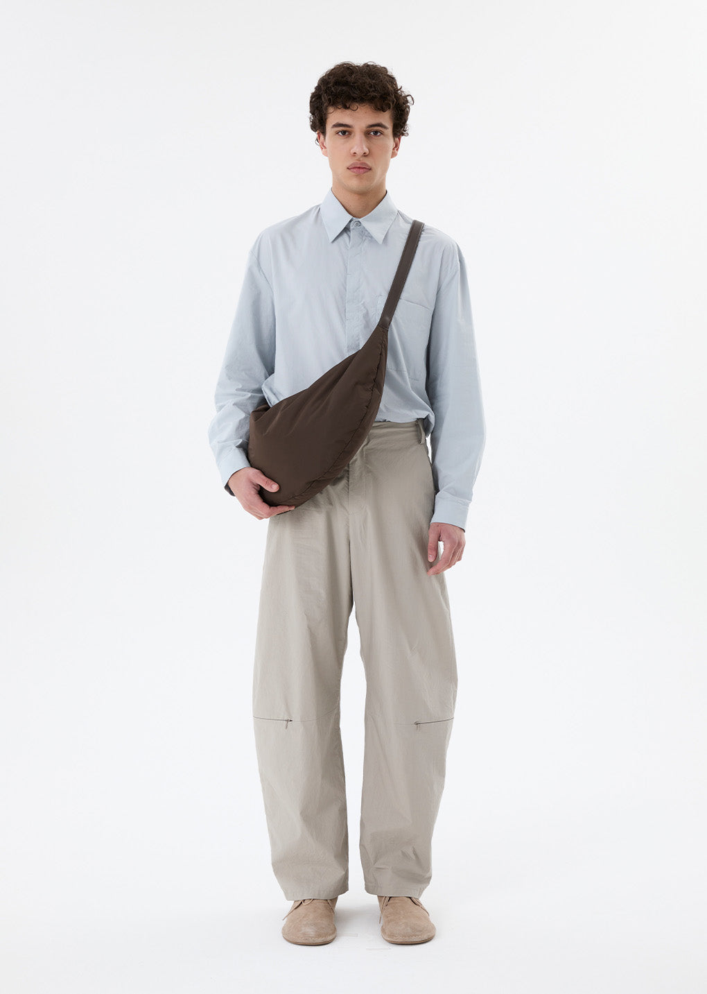 square pocket oversized shirts, light blue hover