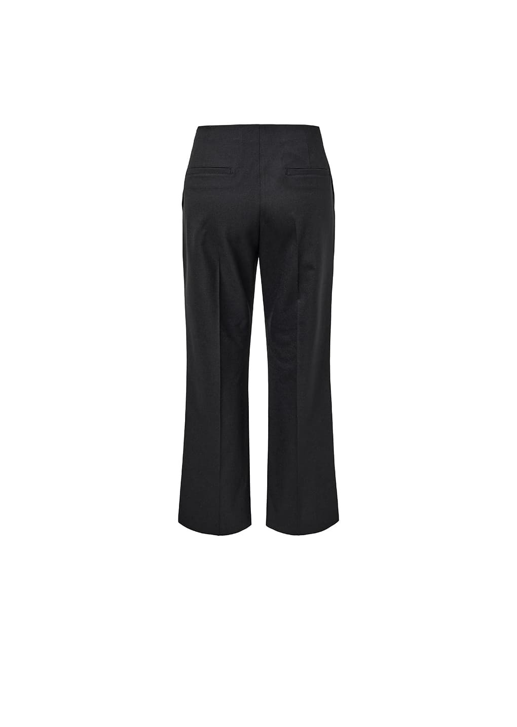 STRAIGHT FIT PANTS, BLACK