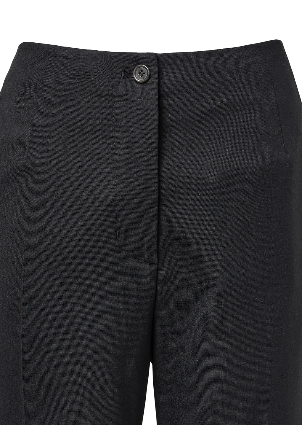 straight fit pants, black