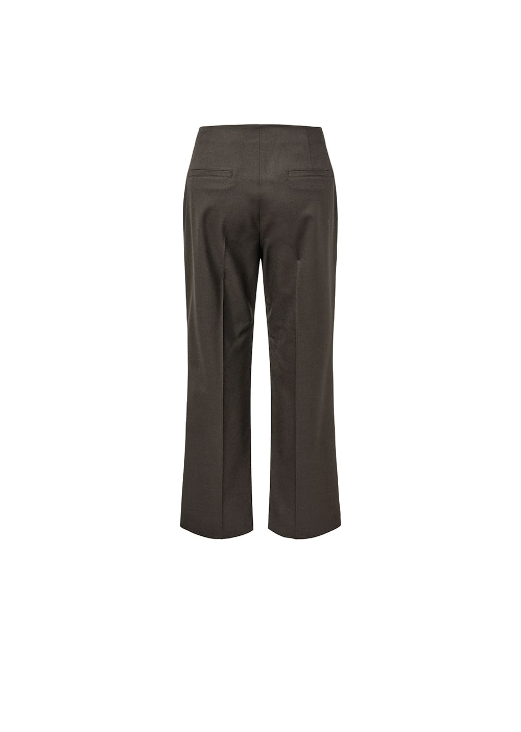 STRAIGHT FIT PANTS, DARK BROWN