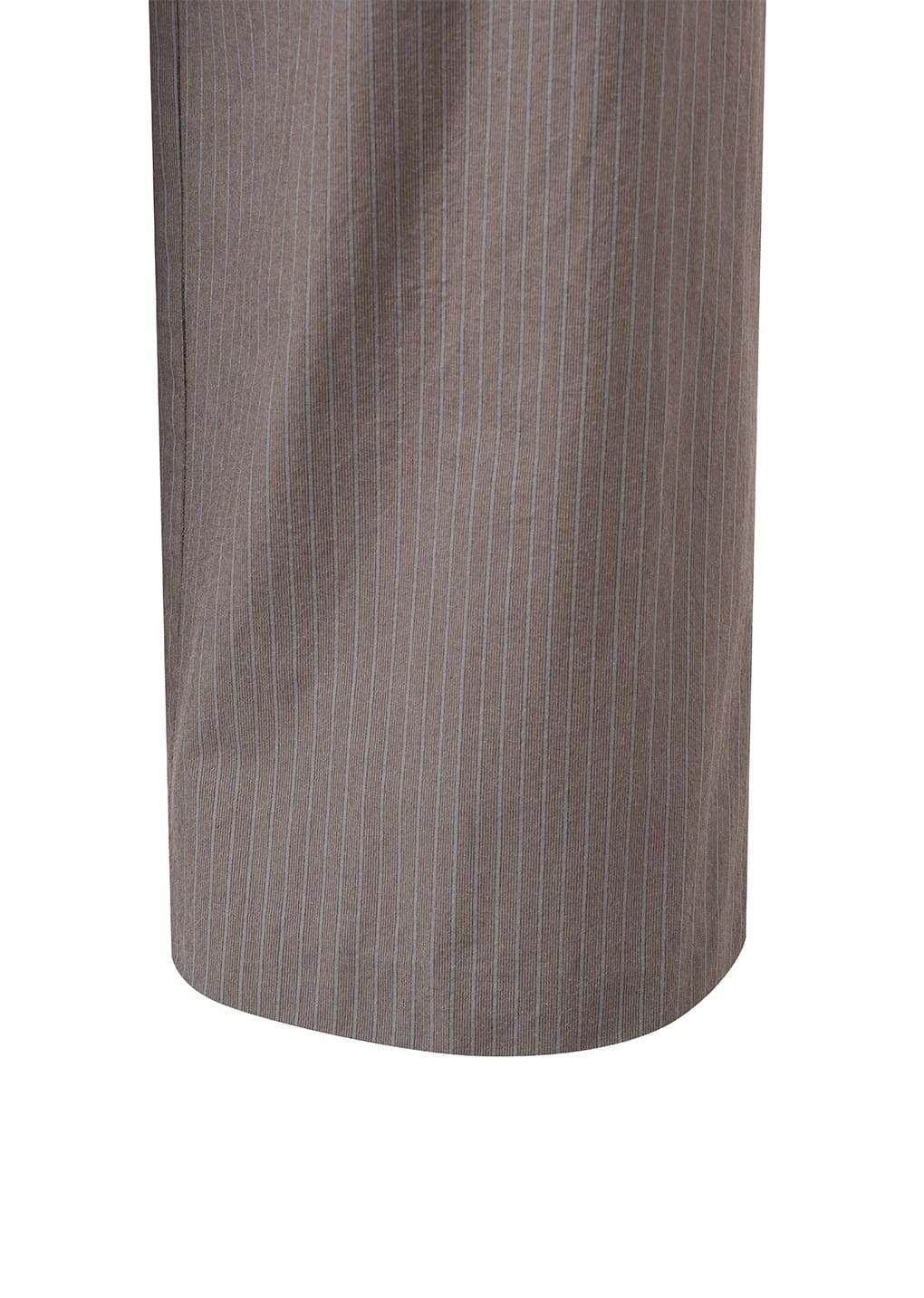 stripe banding pants, grey