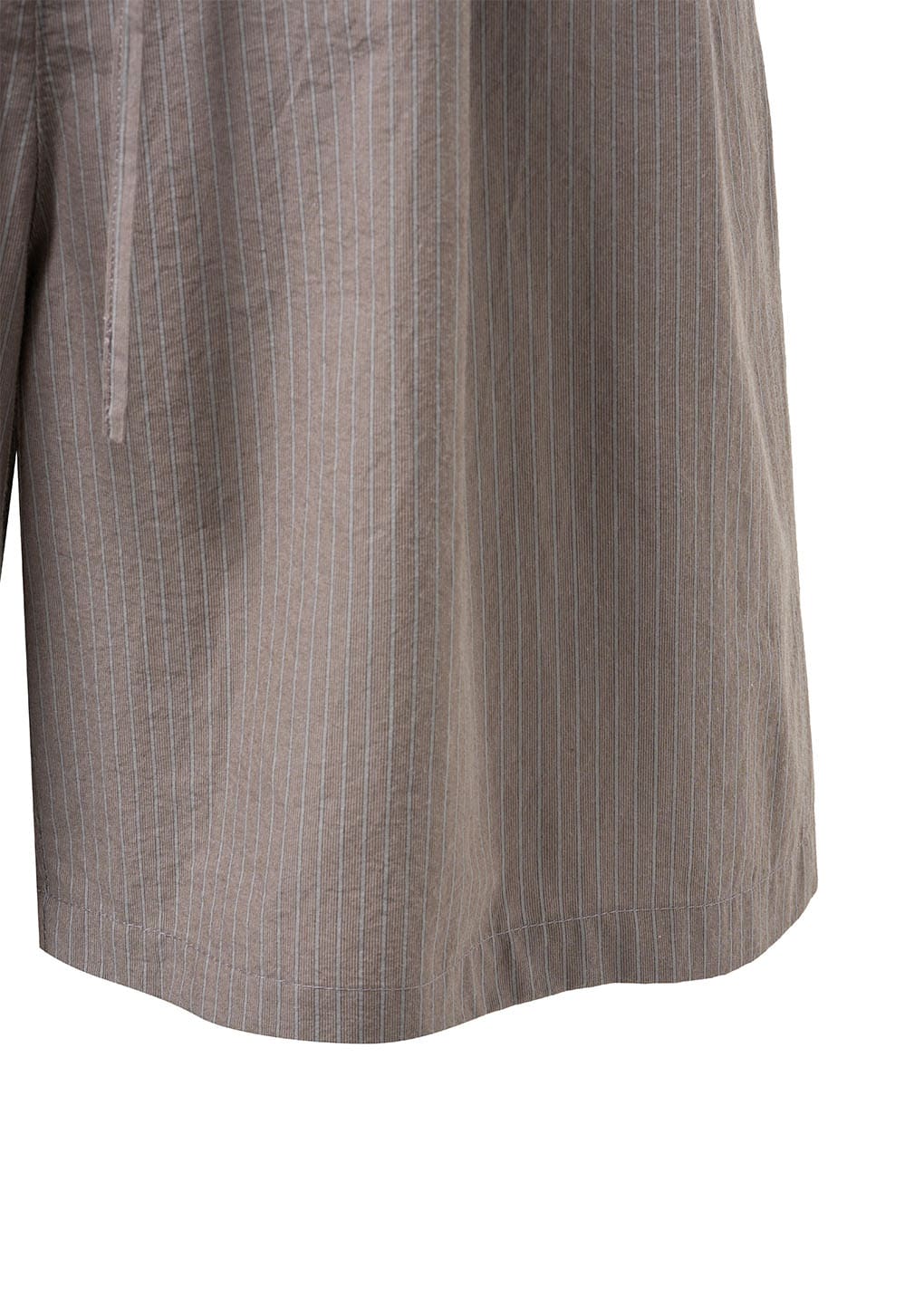 stripe banding shorts, grey