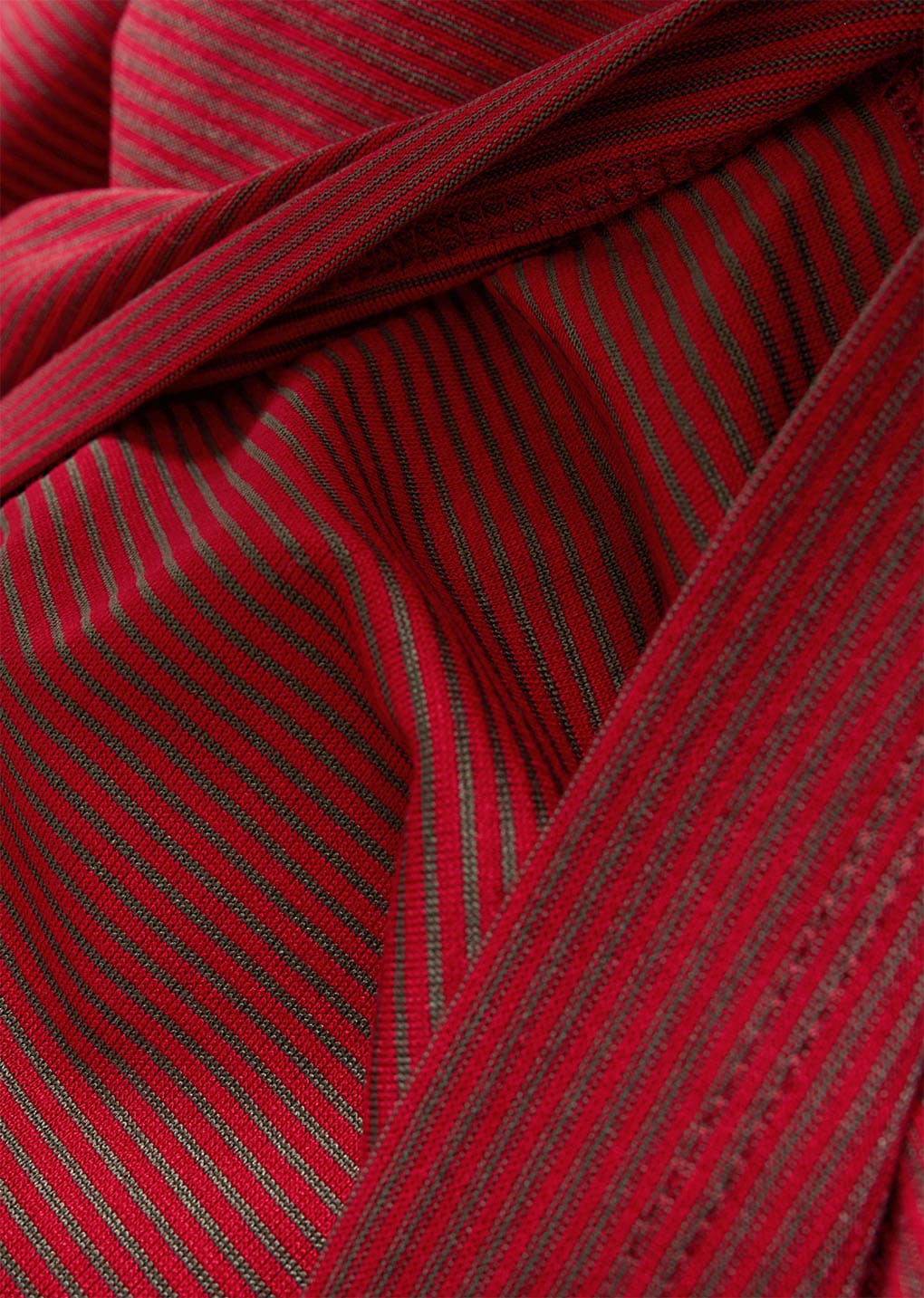 stripe boat neck long sleeve, red