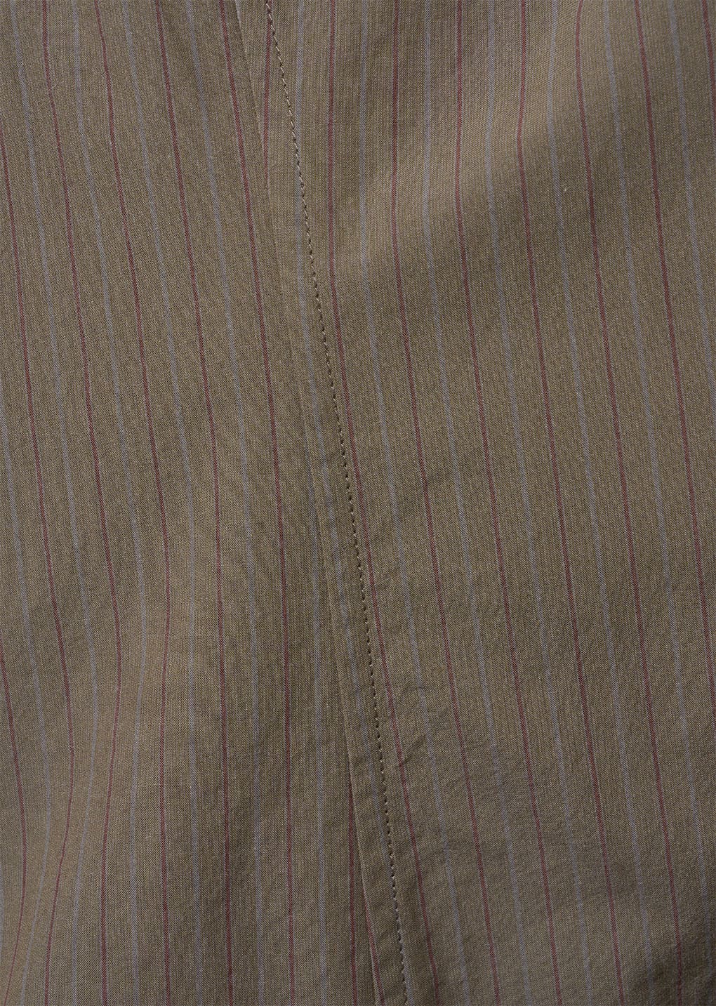 stripe half sleeve shirts, brown
