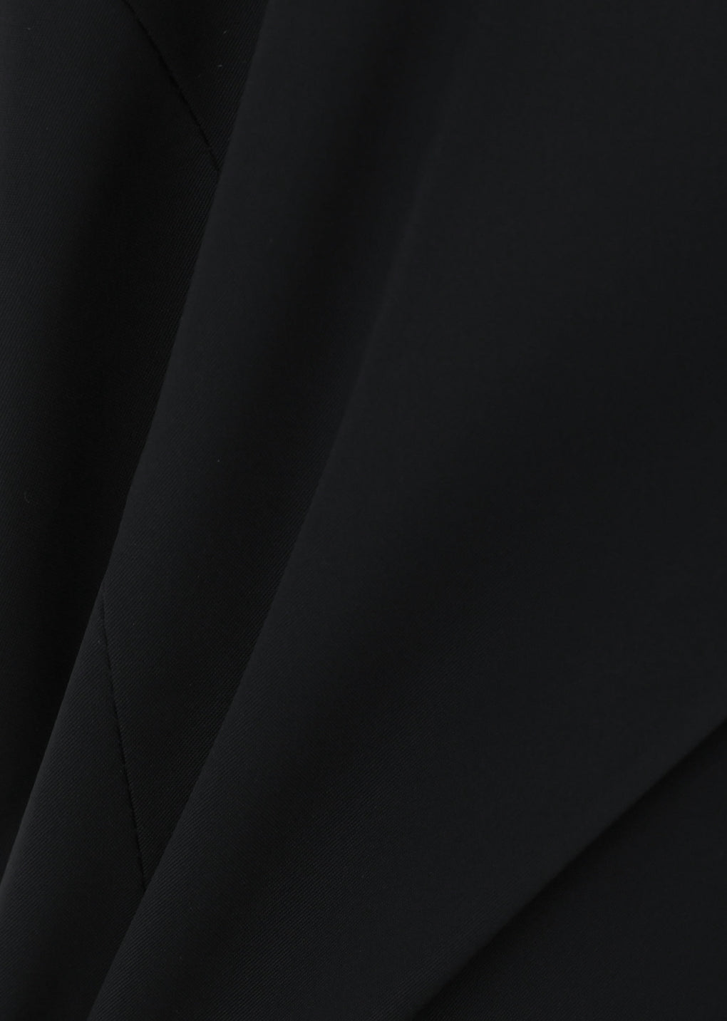 taffeta mock neck volume dress, black