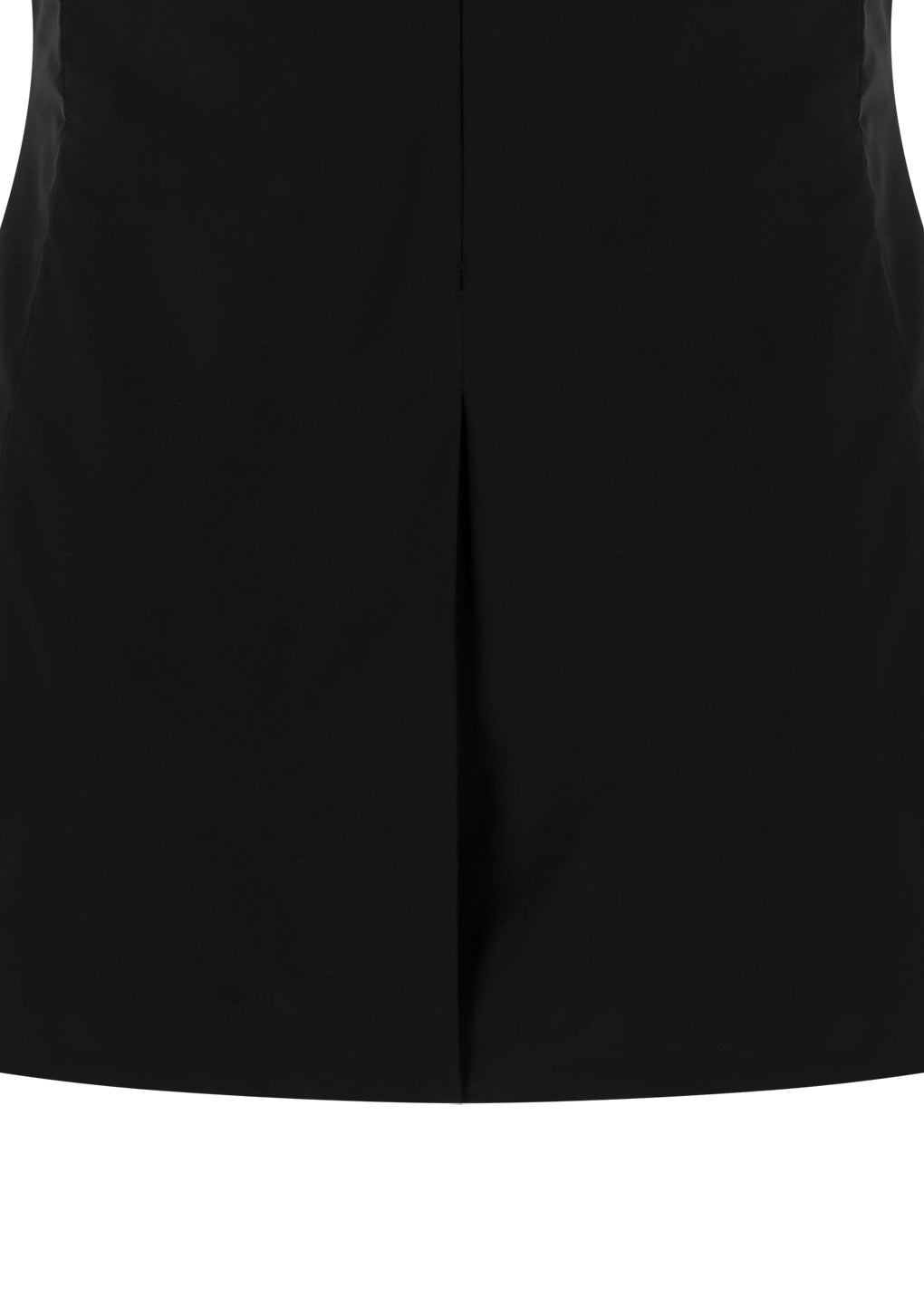 taffeta mini dress, black