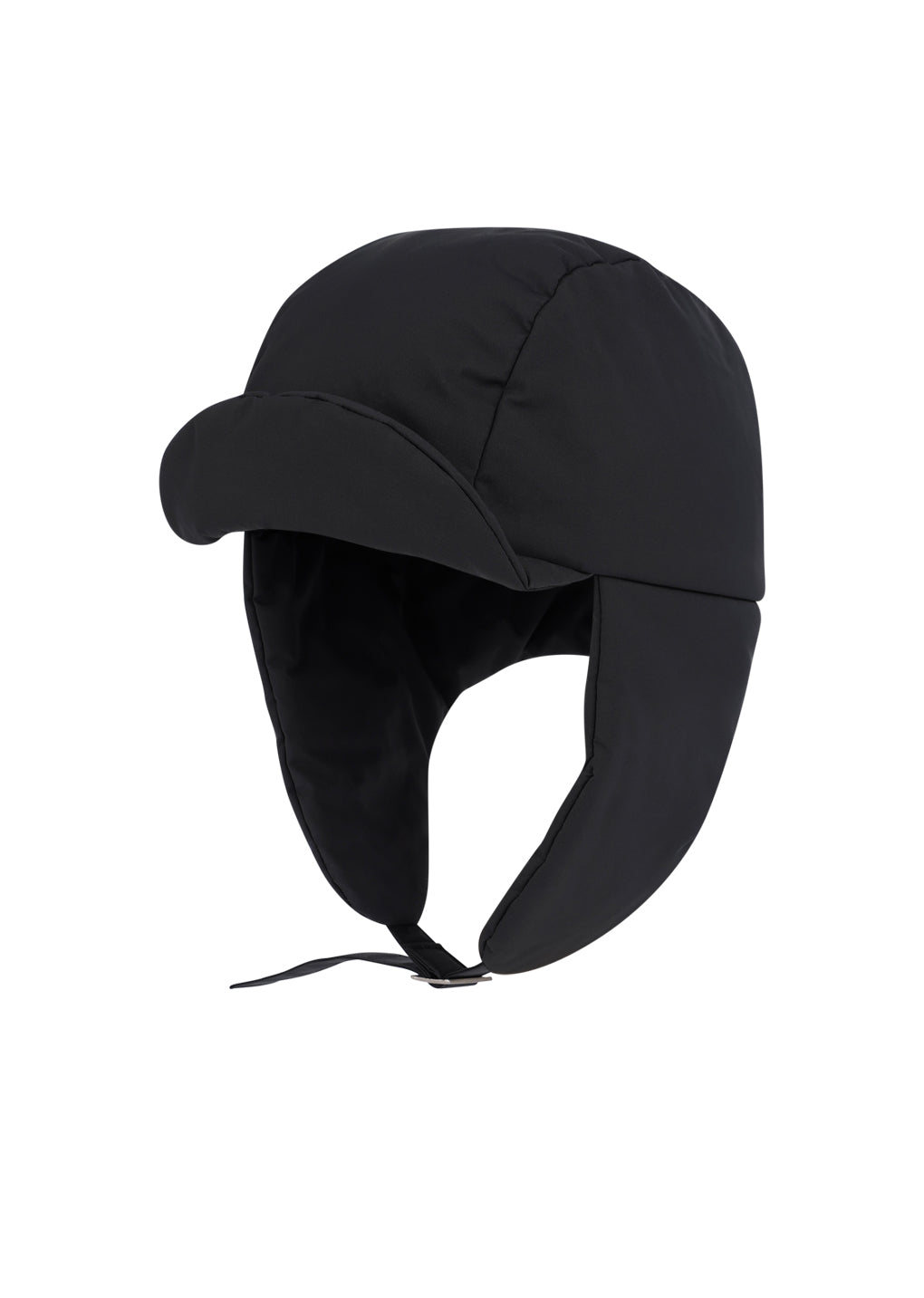 taffeta padded earmuff cap, black hover