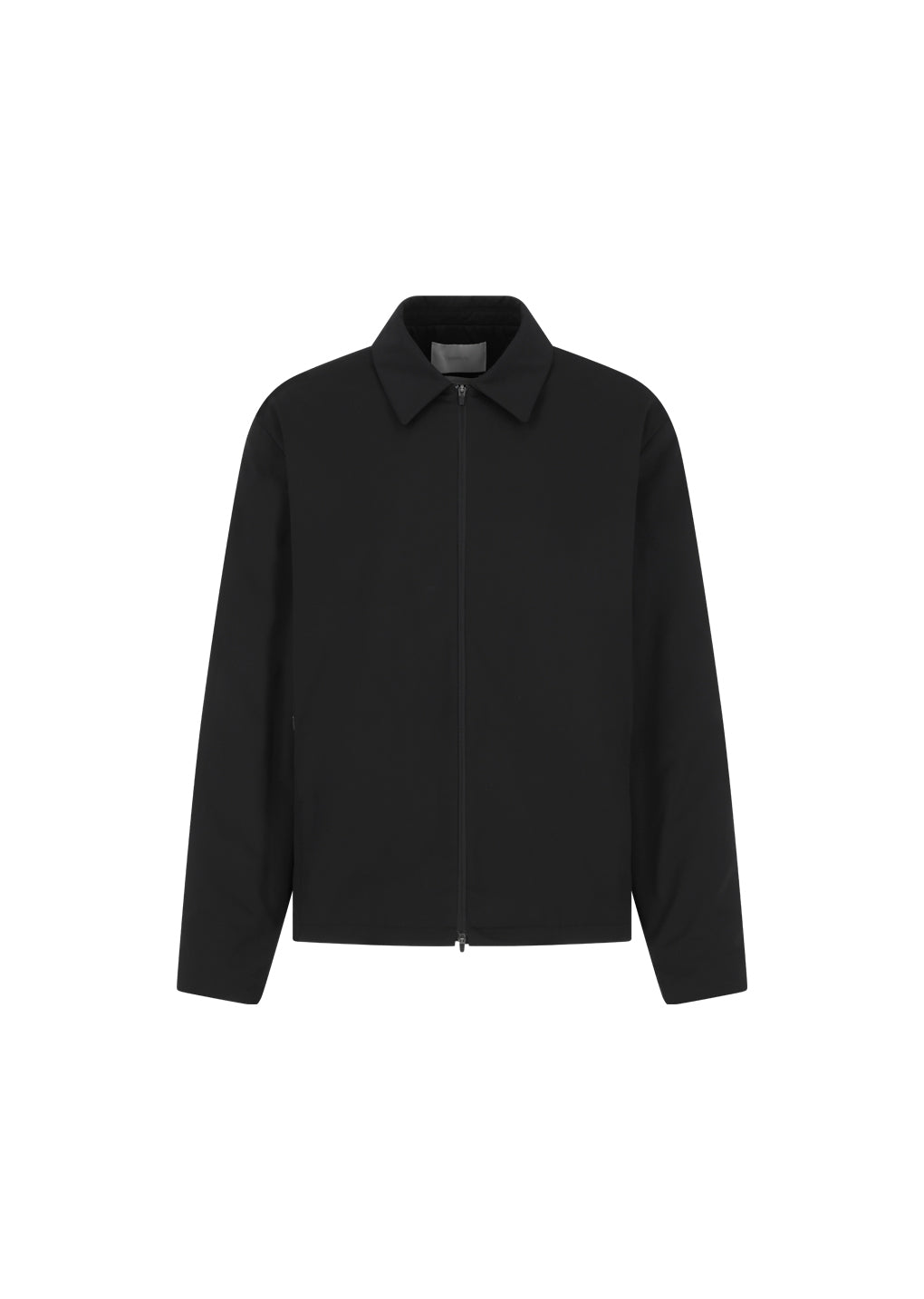 taffeta padded jumper, black