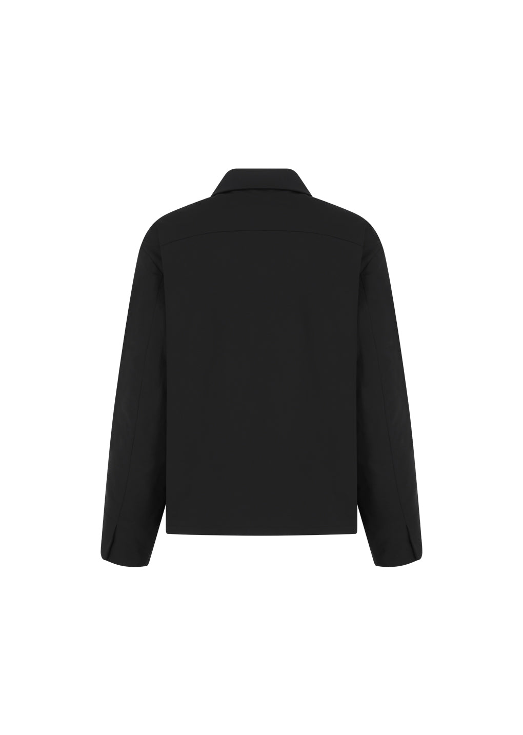 taffeta padded jumper, black