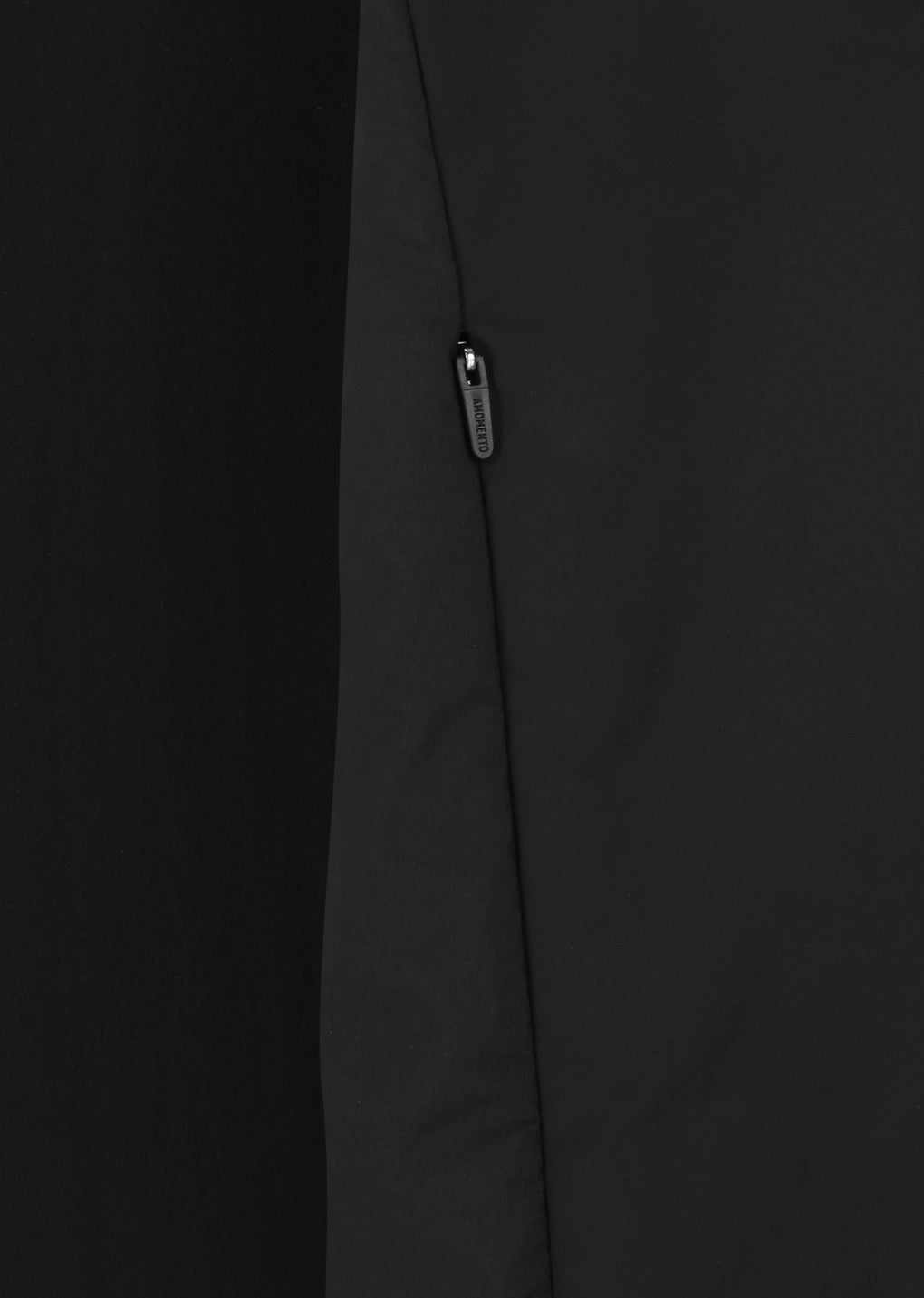 taffeta padded jumper, black