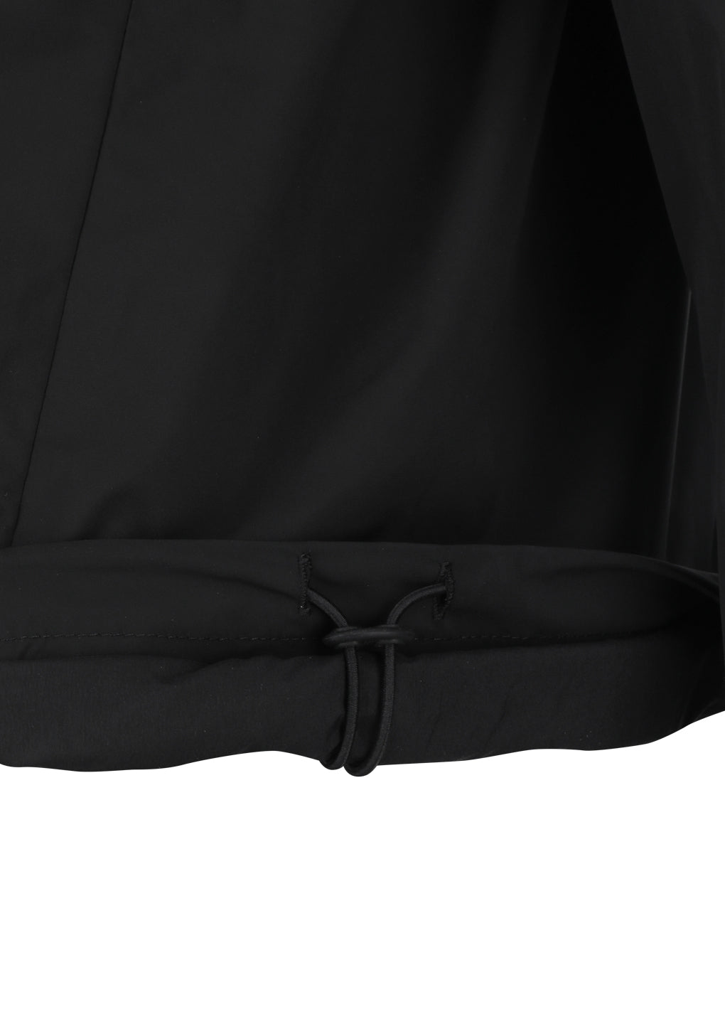 taffeta padded jumper, black