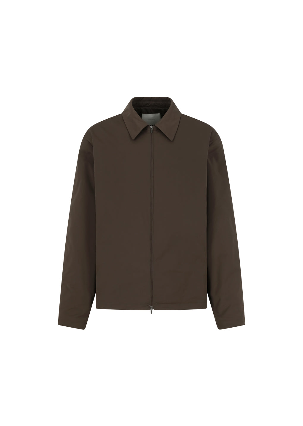 taffeta padded jumper, brown