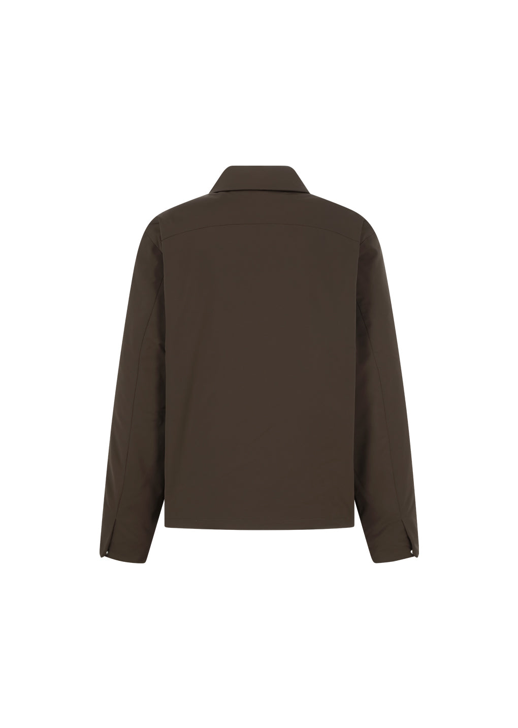 taffeta padded jumper, brown