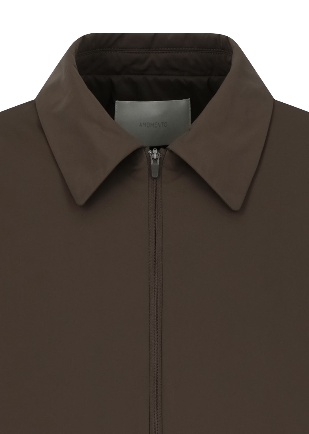 taffeta padded jumper, brown