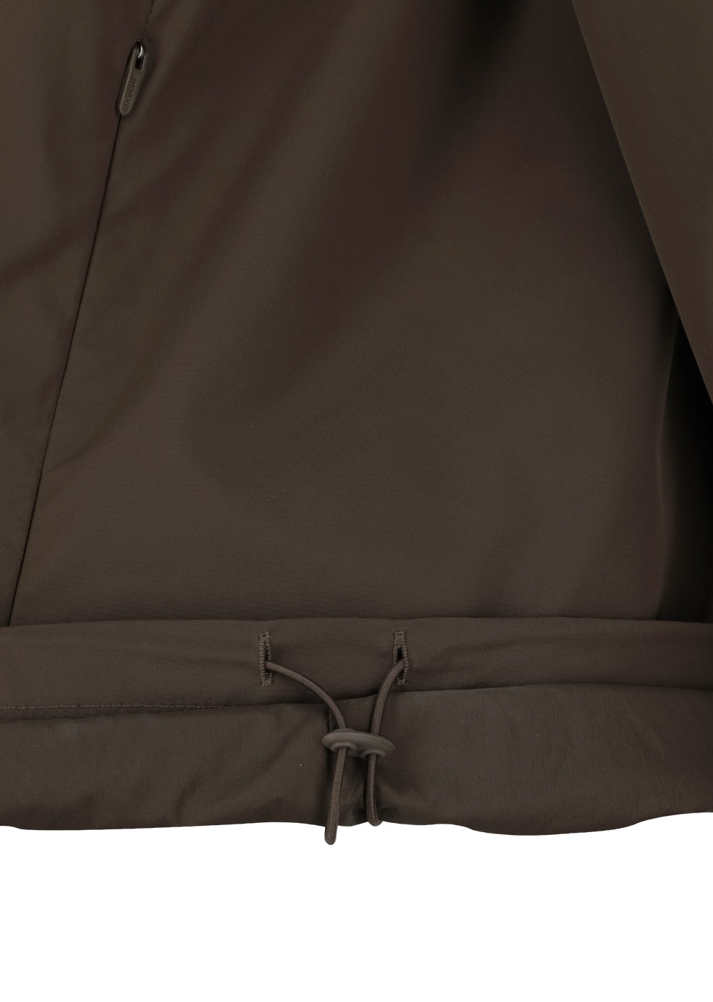 taffeta padded jumper, brown