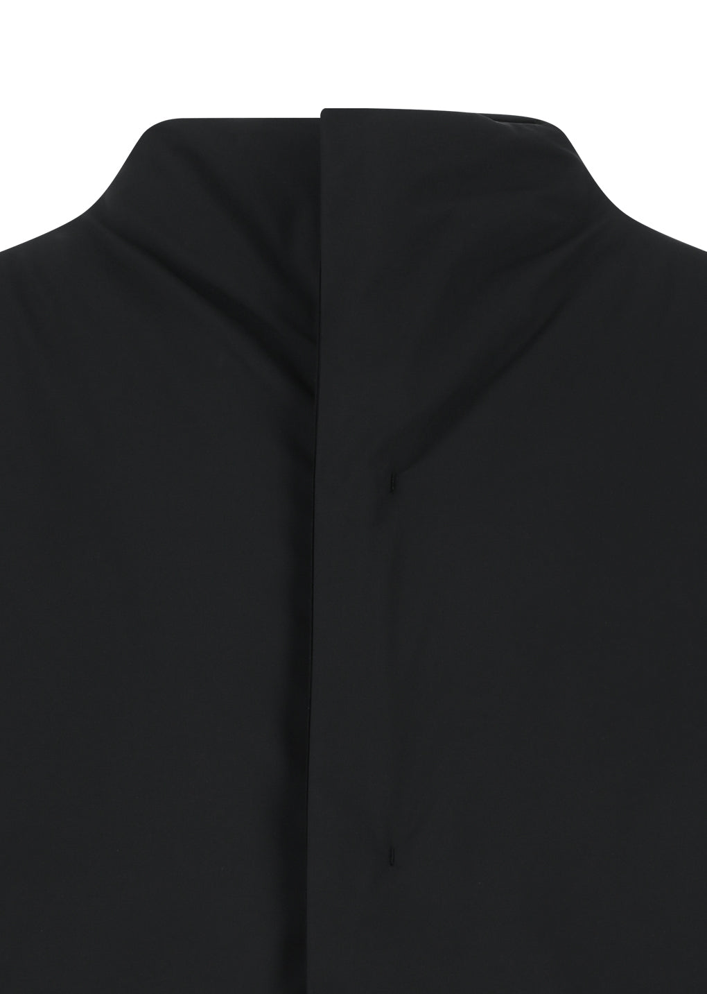 taffeta padded raglan jumper, black