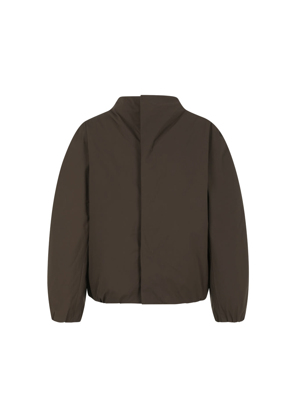 taffeta padded raglan jumper, brown