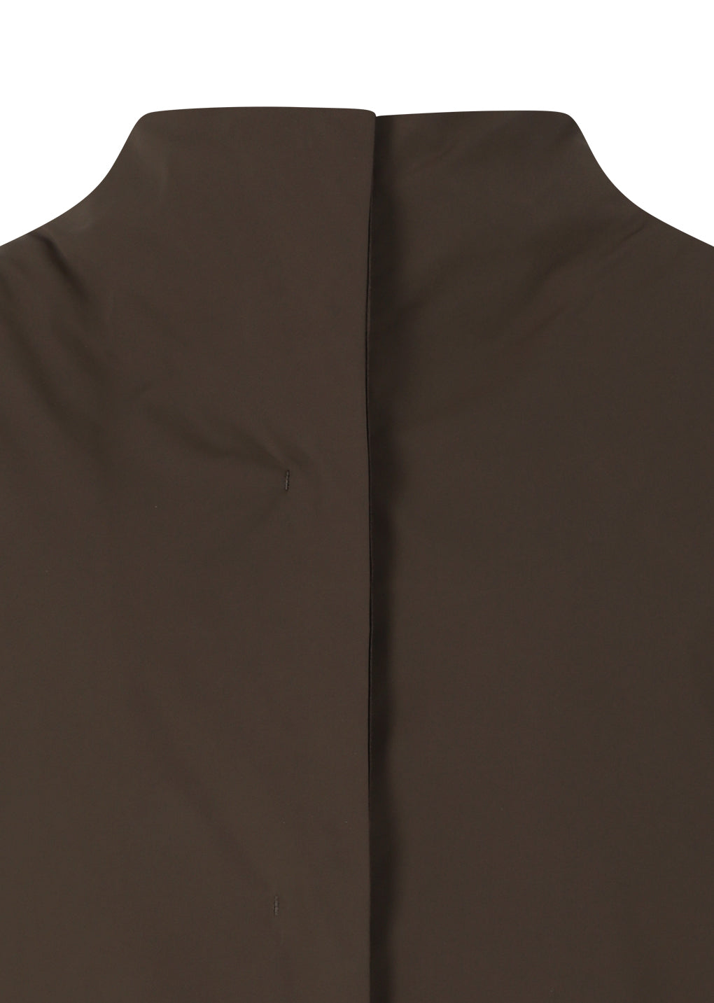 taffeta padded raglan short jumper, brown