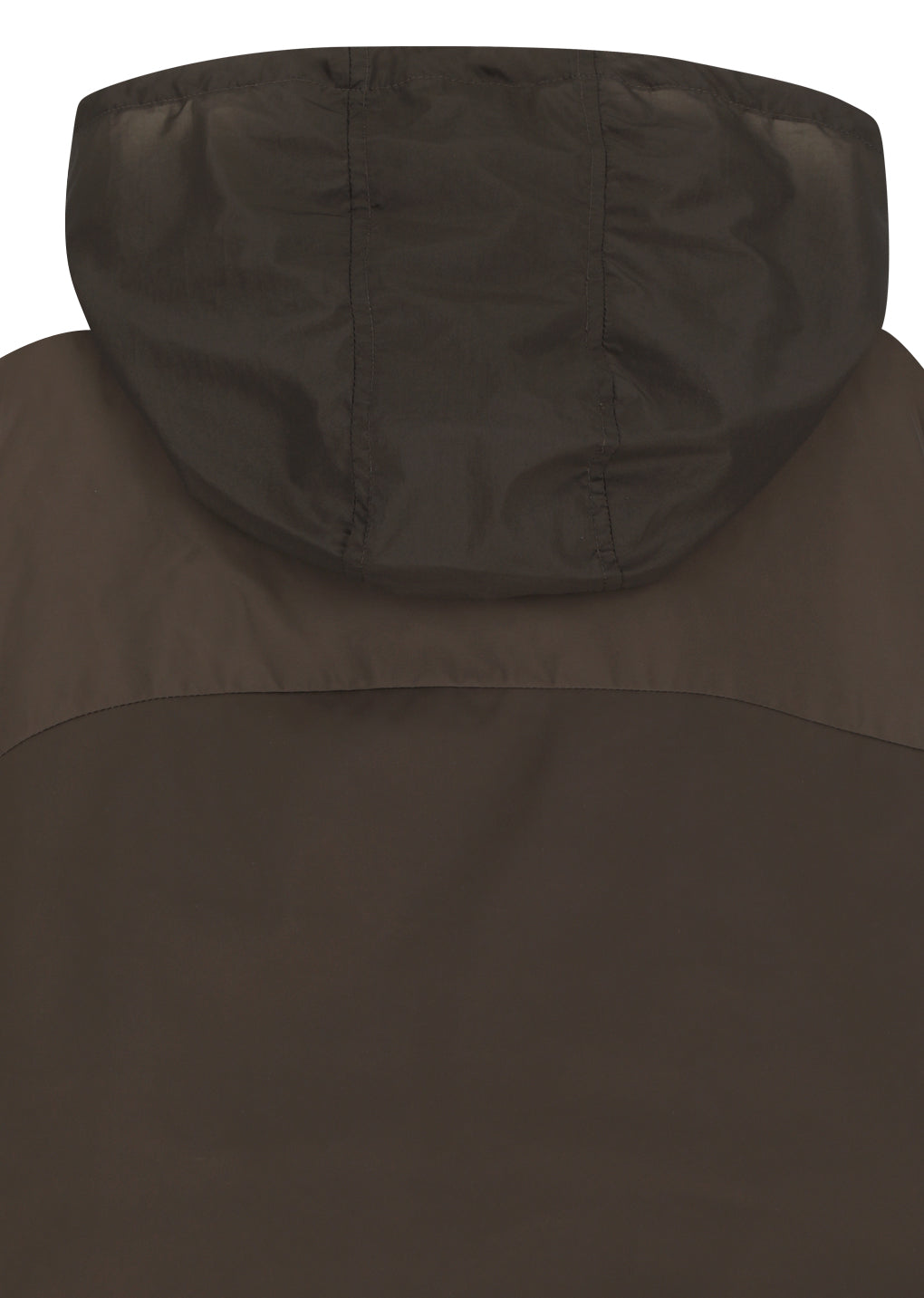 taffeta padded raglan short jumper, brown