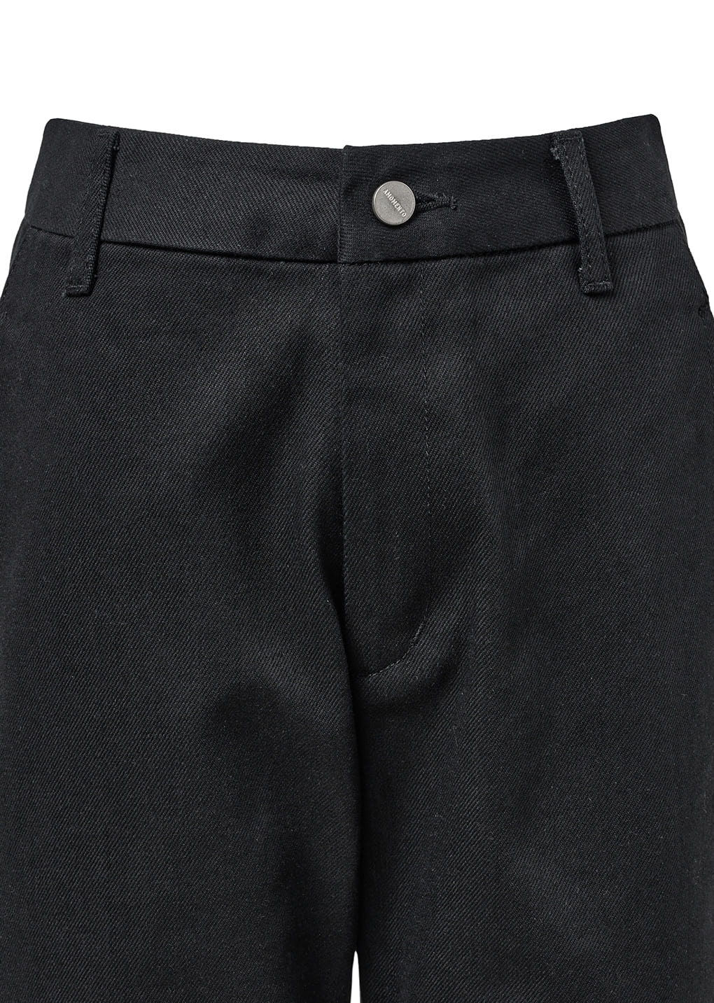 tapered fit denim, black