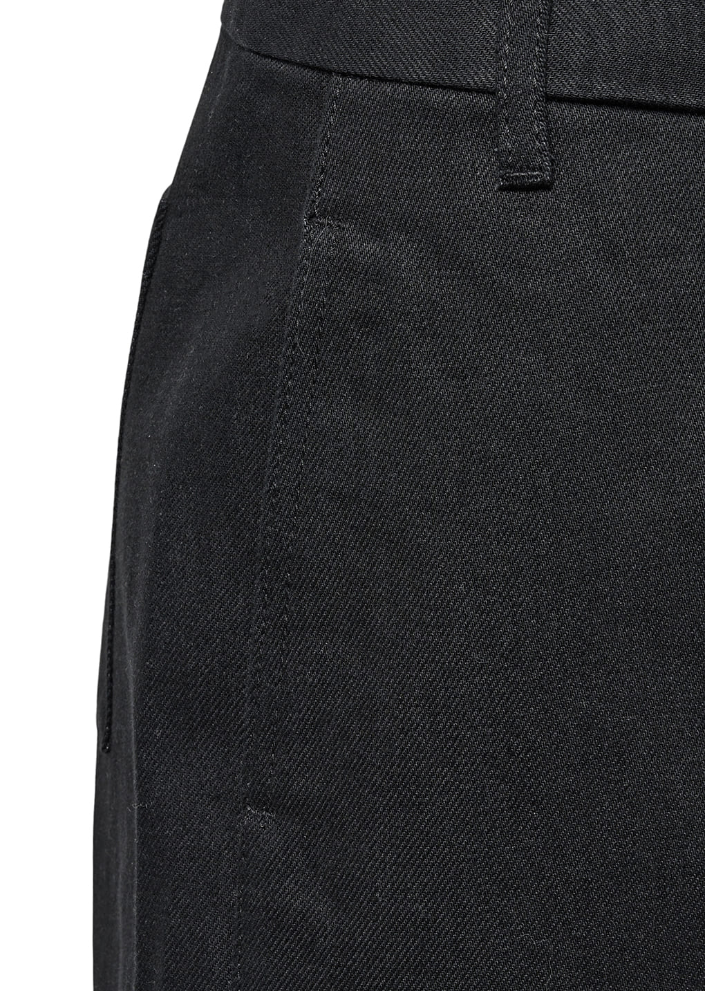 tapered fit denim, black