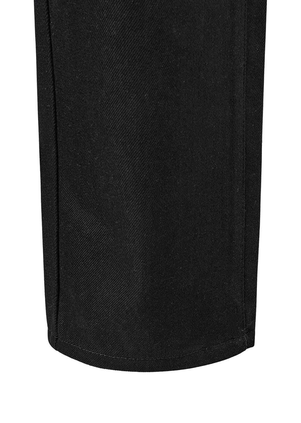 tapered fit denim, black