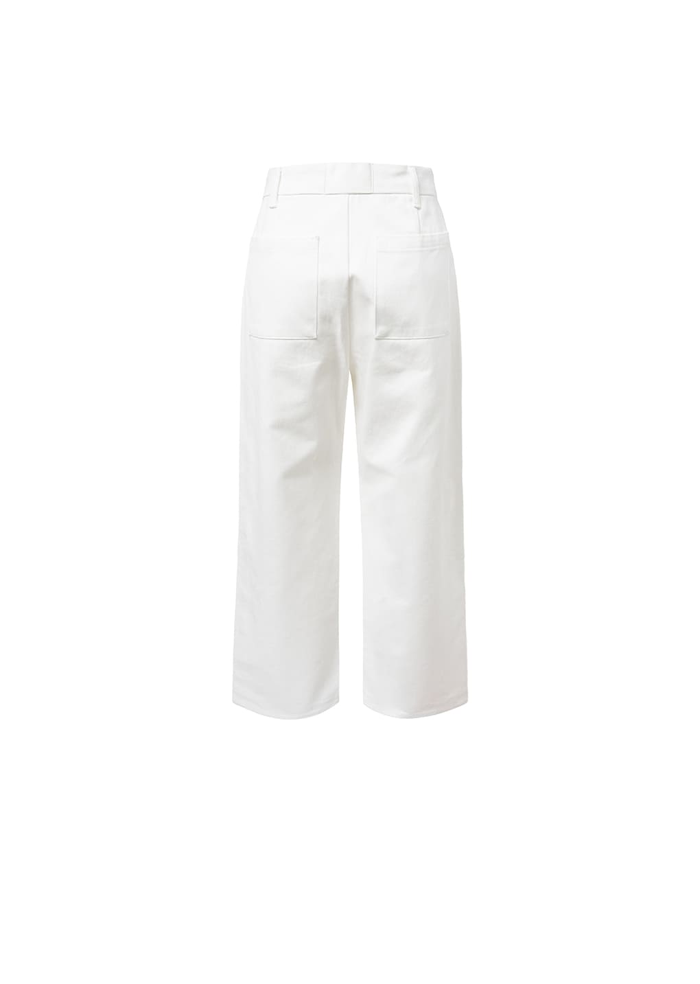 TAPERED FIT DENIM, WHITE